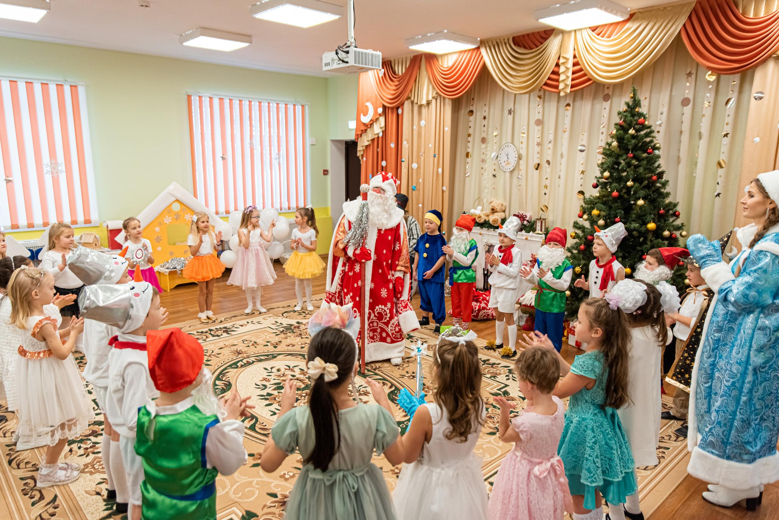 Детский сад. Новогодний утренник. Семейный и детский фотограф в Туле Светлана Воронкова