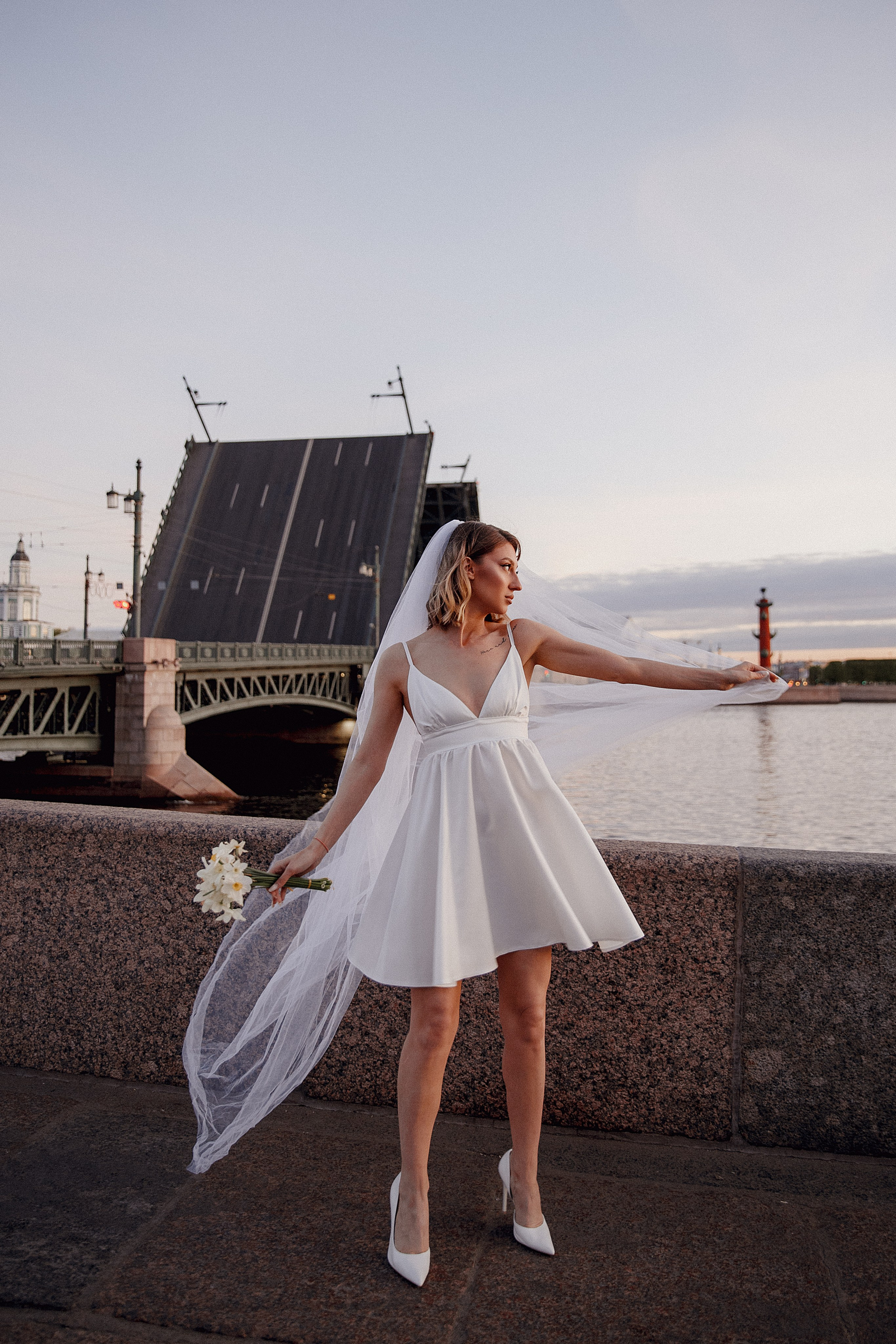 Свадебная в белые ночи. Свадебный фотограф Санкт-Петербург  Москва