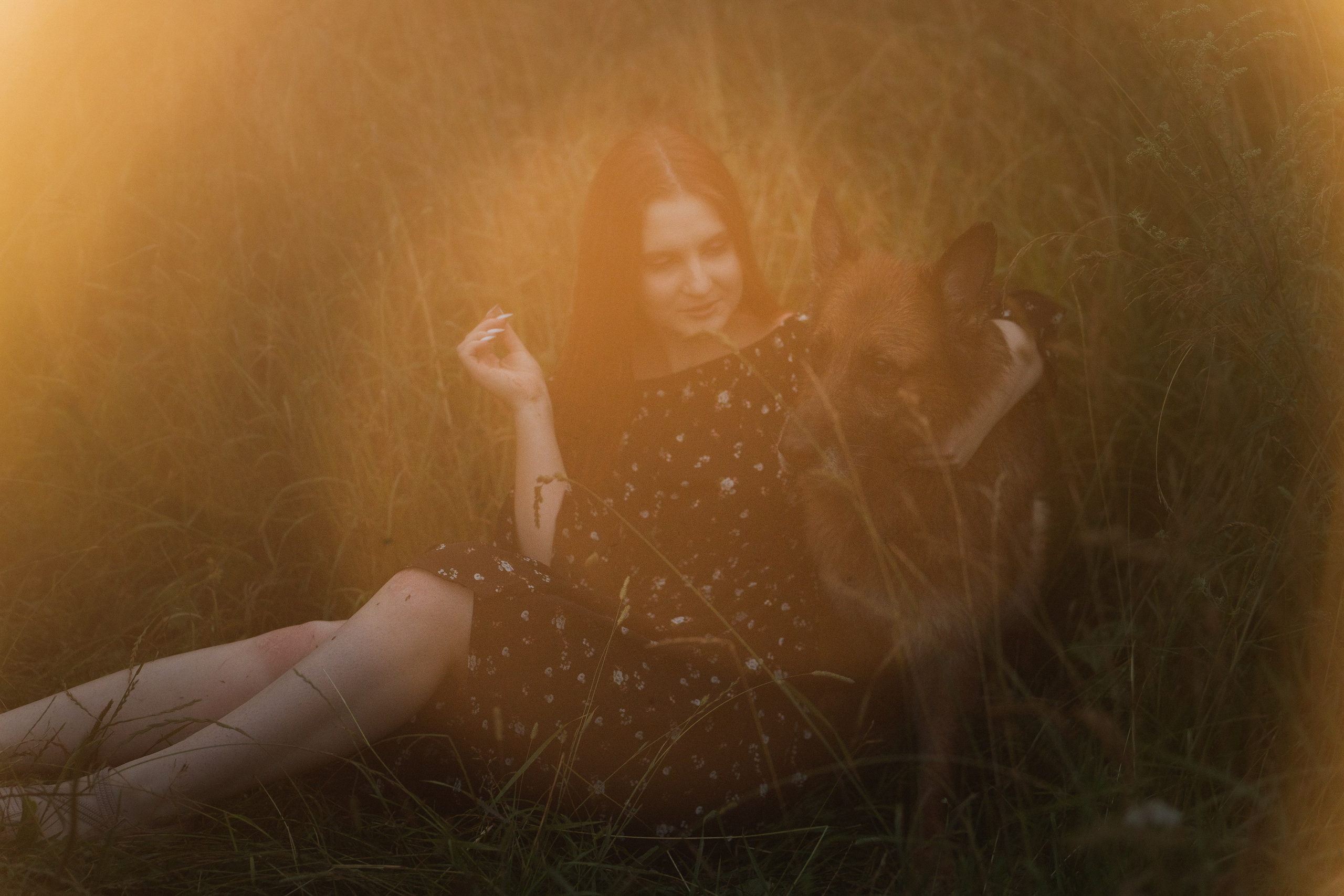 Вика и Фрея. Фотограф анималист в Москве и Санкт-Петербурге Свиридова Анна