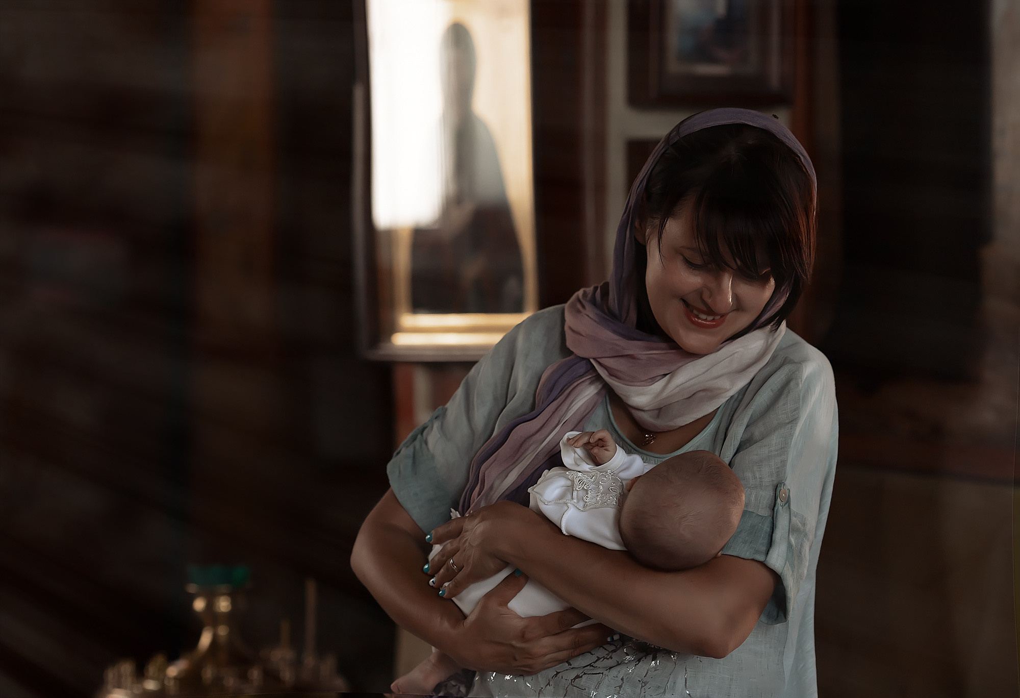 Крещение. Детский и семейный фотограф в Краснодаре Ольга Кухарева