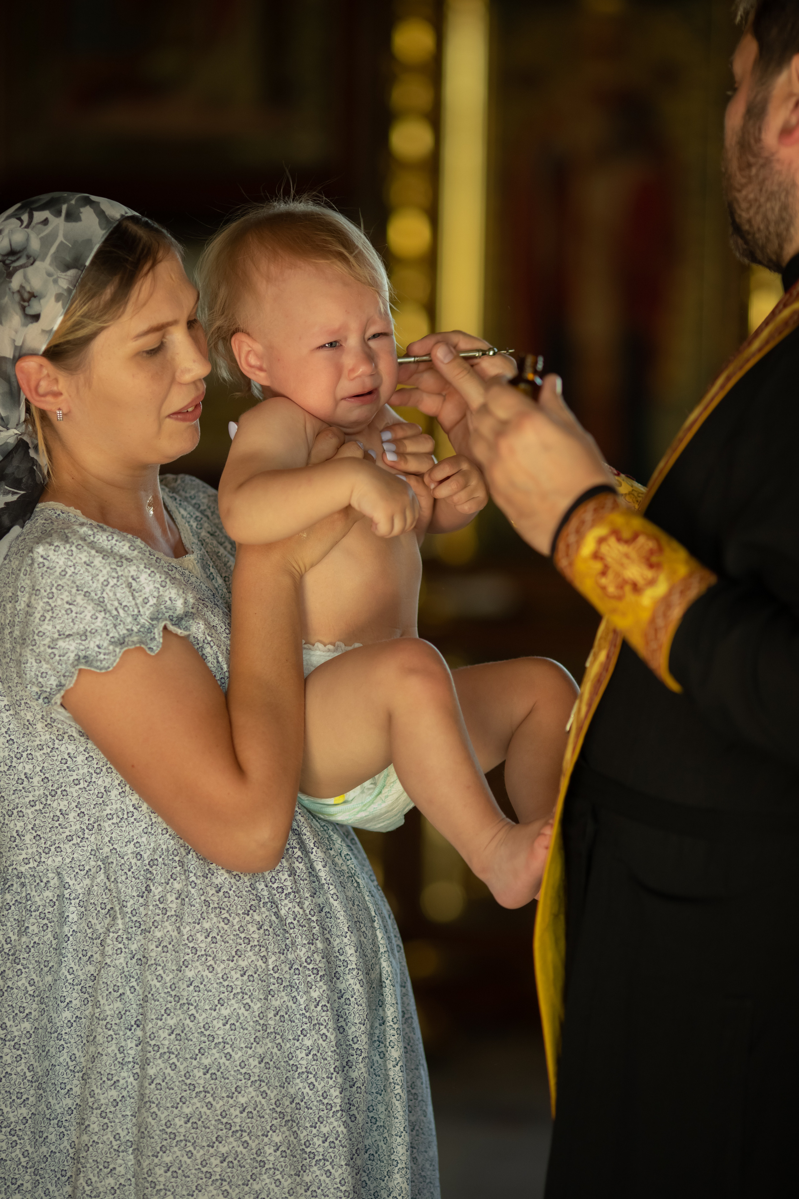 Крещение. Детский и семейный фотограф в Краснодаре Ольга Кухарева