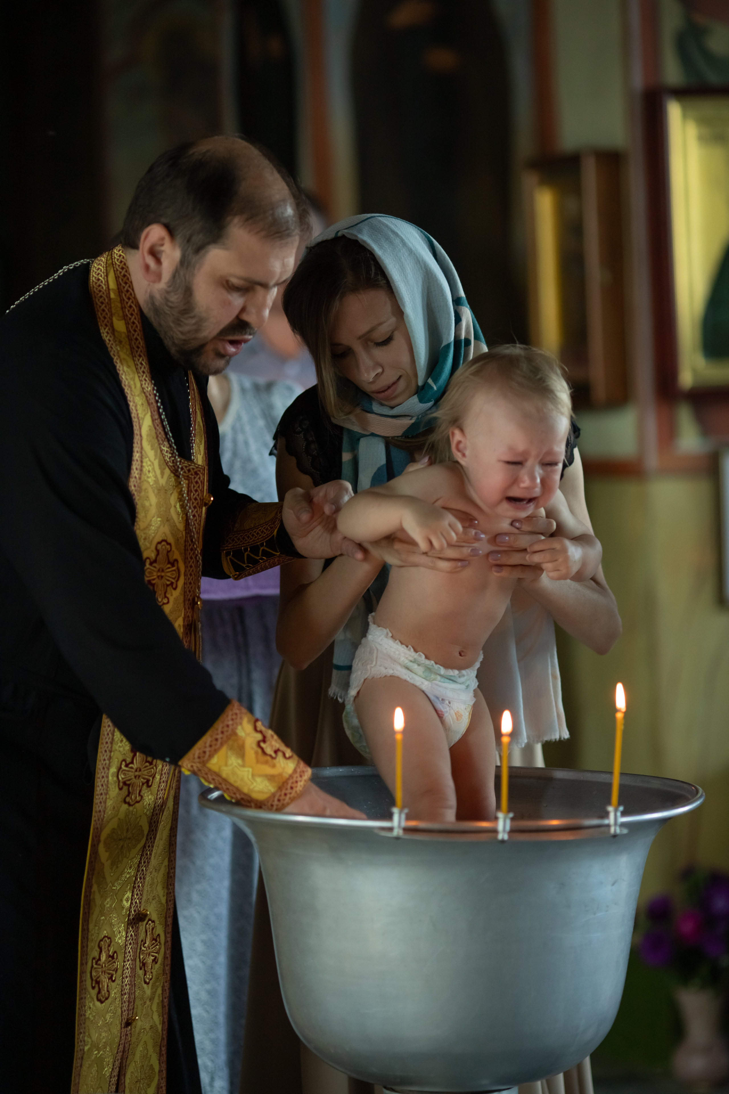 Крещение. Детский и семейный фотограф в Краснодаре Ольга Кухарева