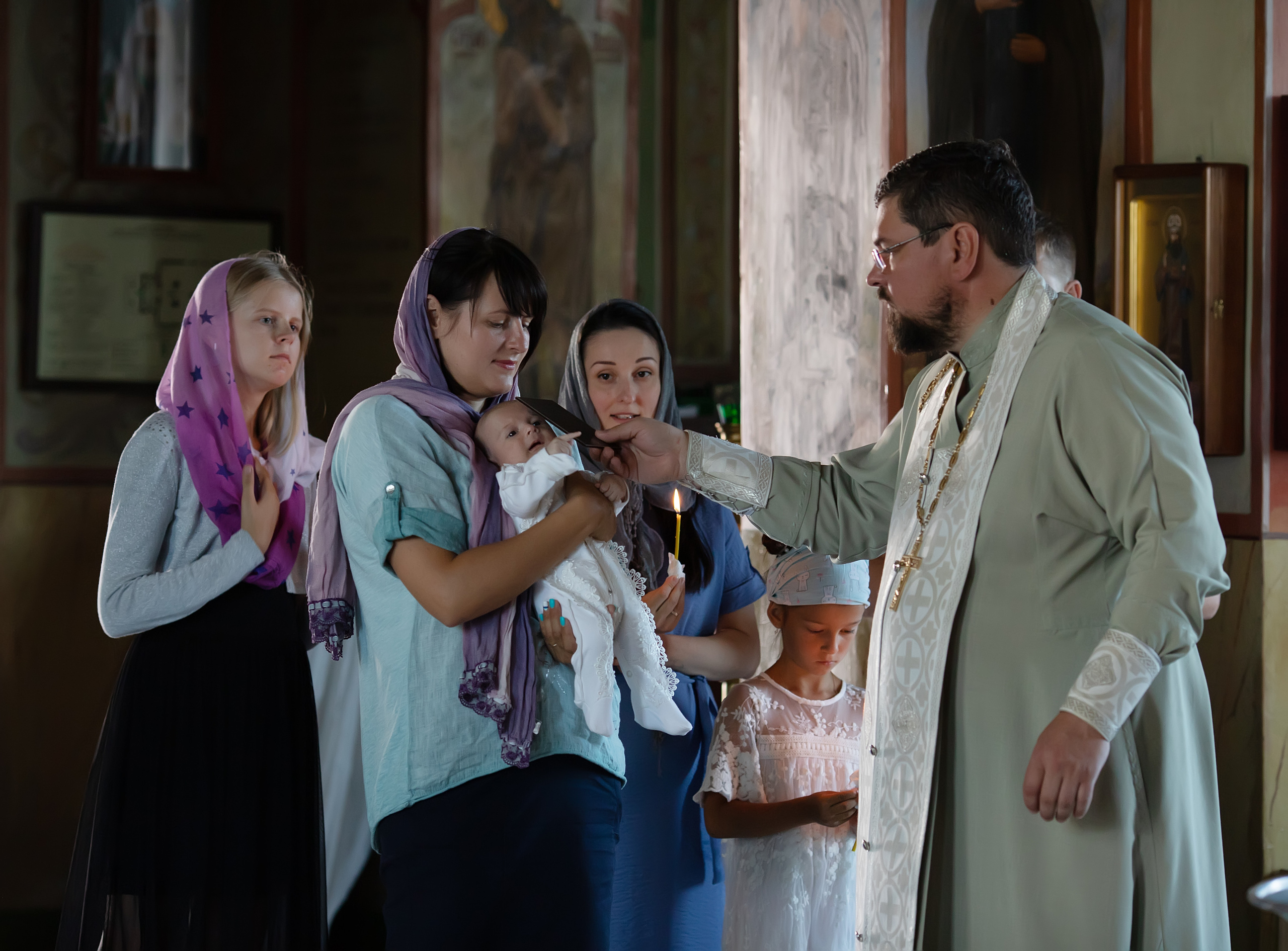 Крещение. Детский и семейный фотограф в Краснодаре Ольга Кухарева
