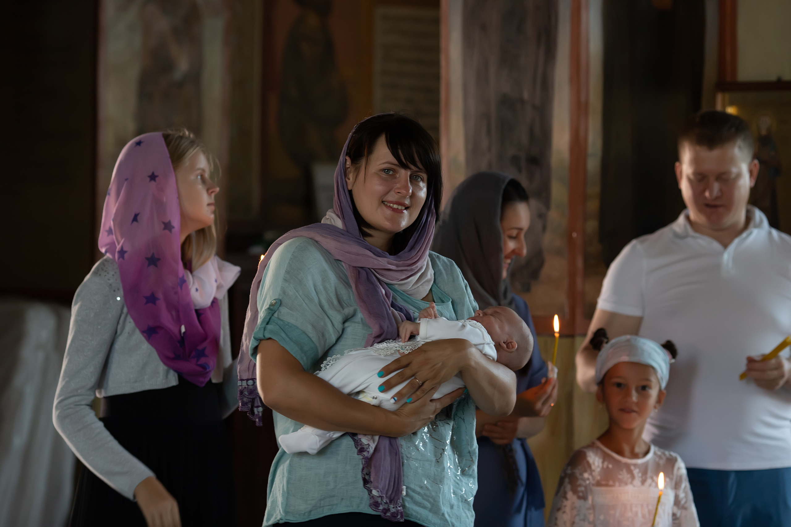 Крещение. Детский и семейный фотограф в Краснодаре Ольга Кухарева