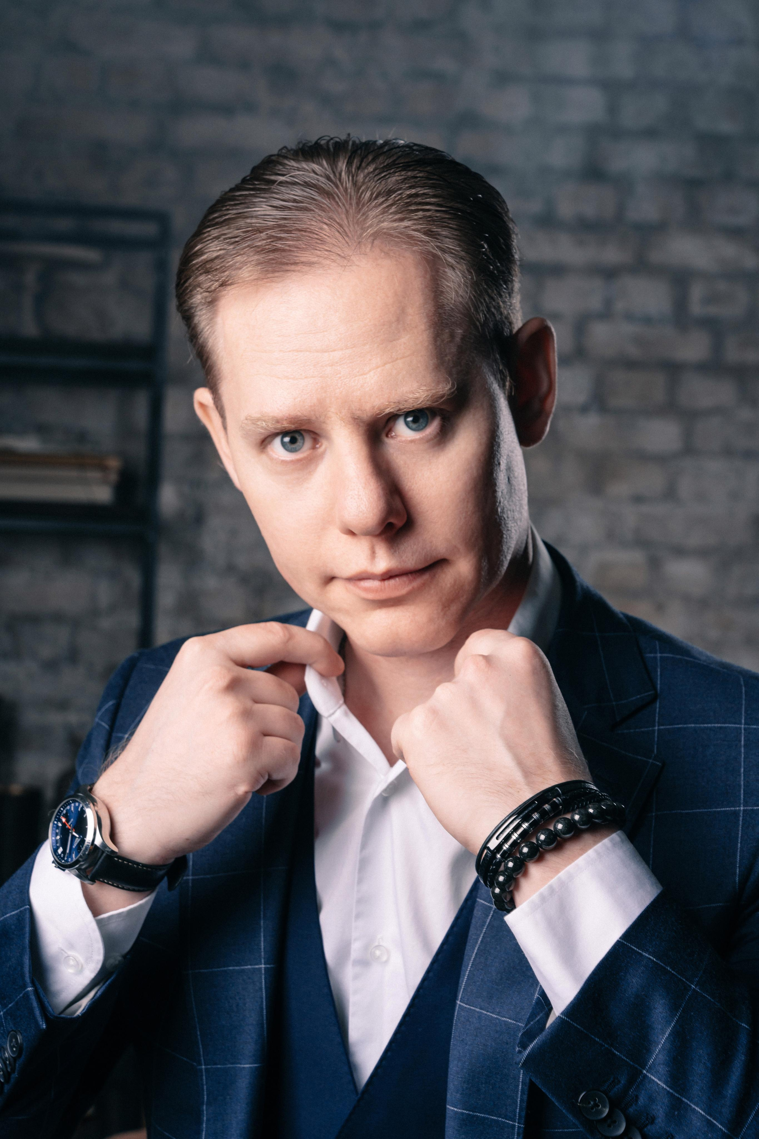 Бизнес фотосессия коуча Дмитрия Ощепкова