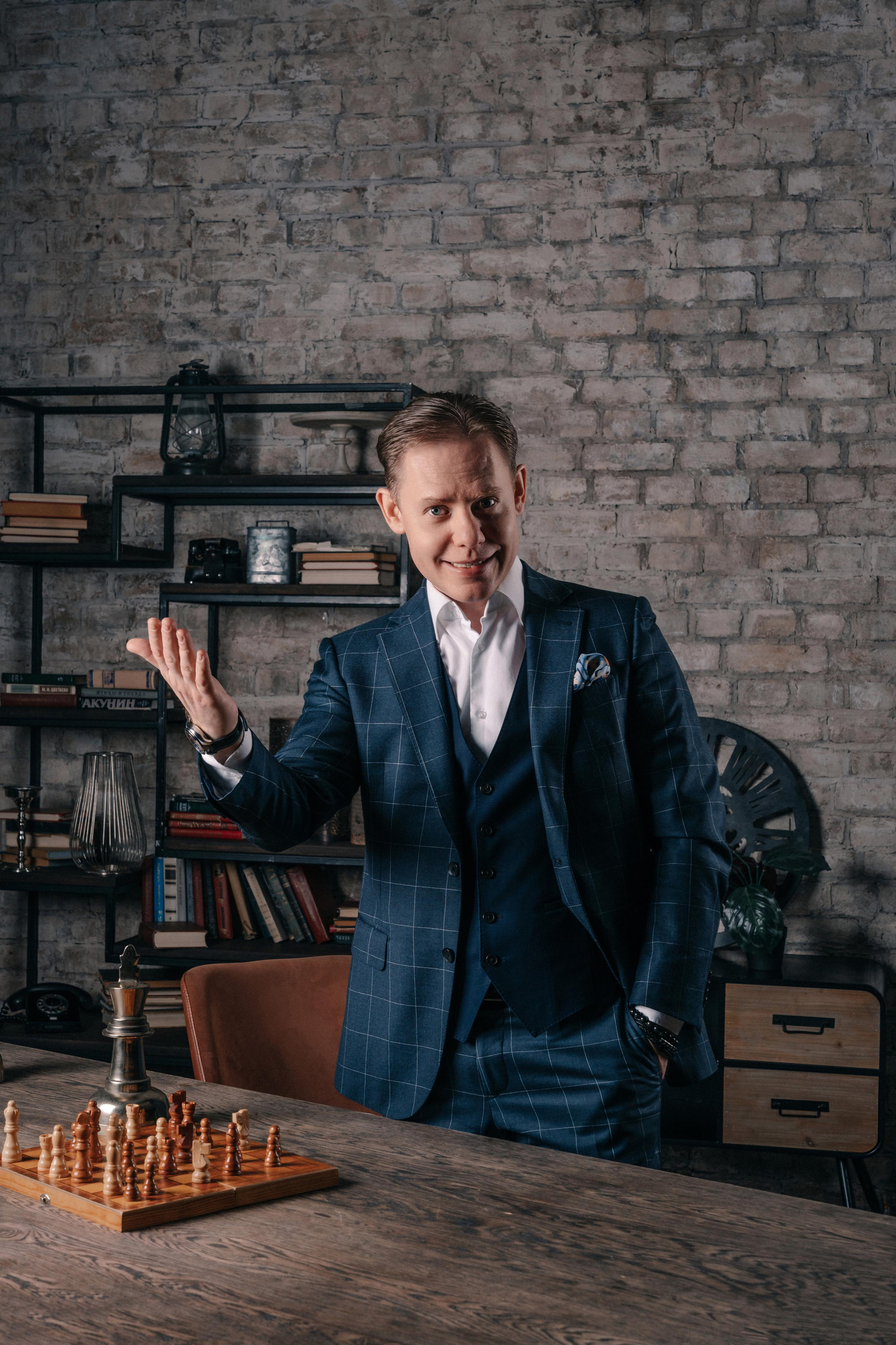 Бизнес фотосессия коуча Дмитрия Ощепкова