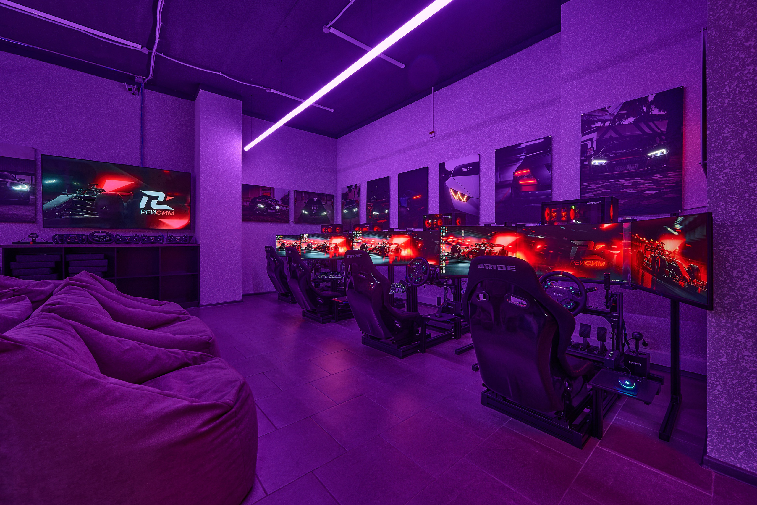 РЕЙСИМ Гоночные автосимуляторы. Интерьерный фотограф в Краснодаре