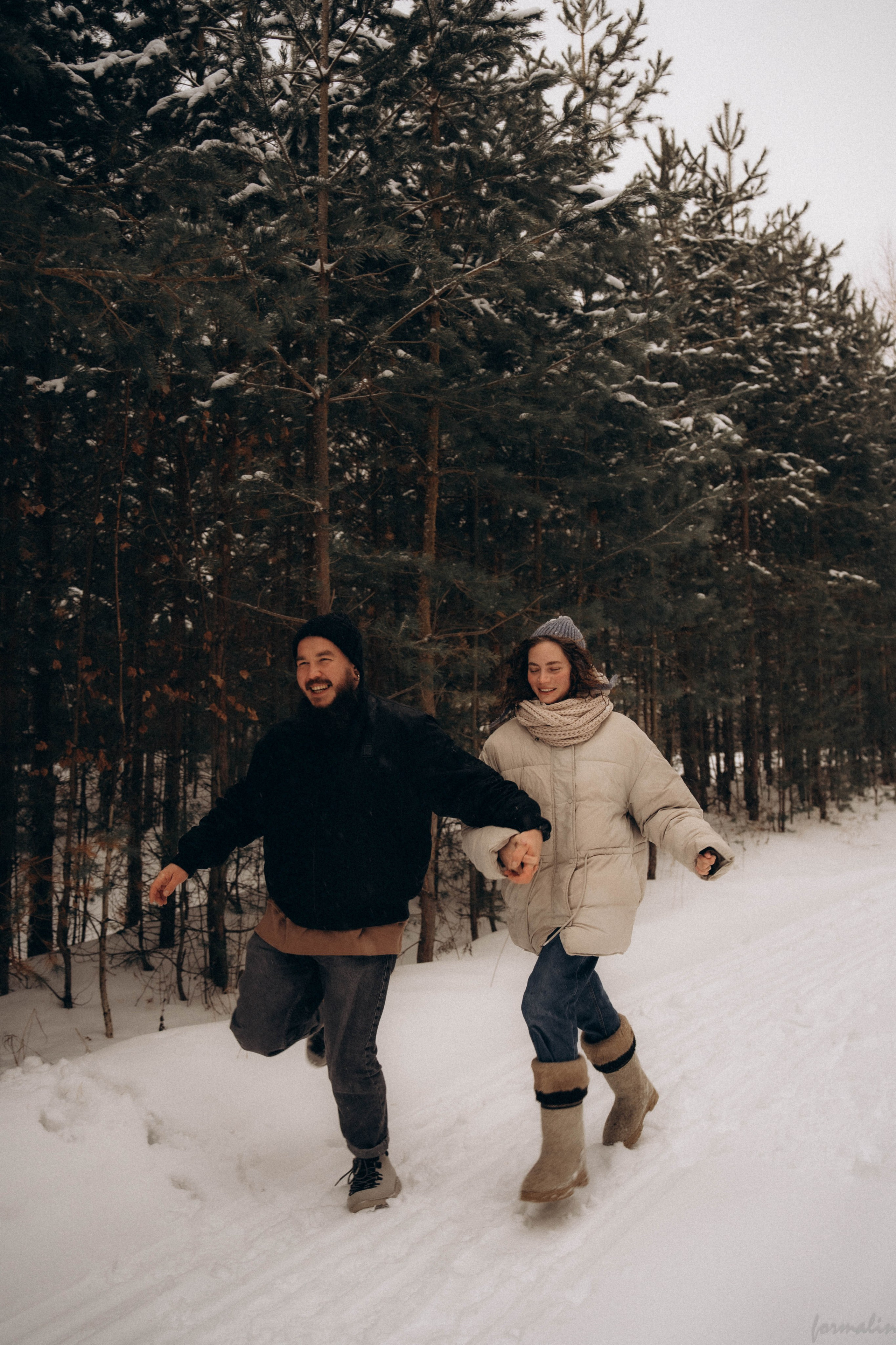 Романтичный снегопад. Алиса Никитцова | Фотограф в Казани