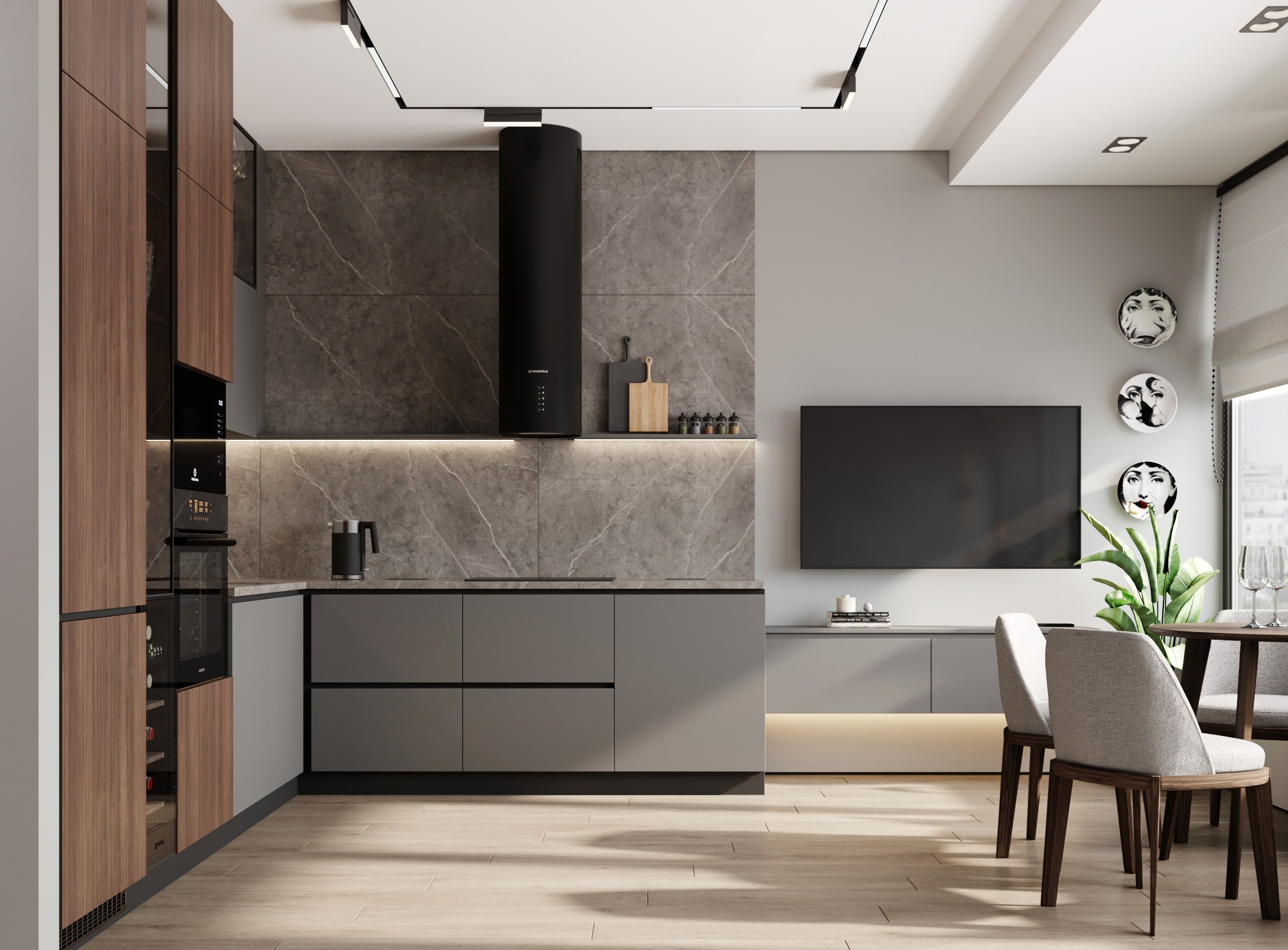 Визуализация квартиры ЖК Испанские кварталы. Заказать 3d визуализацию интерьеров — Дарья Веденёва