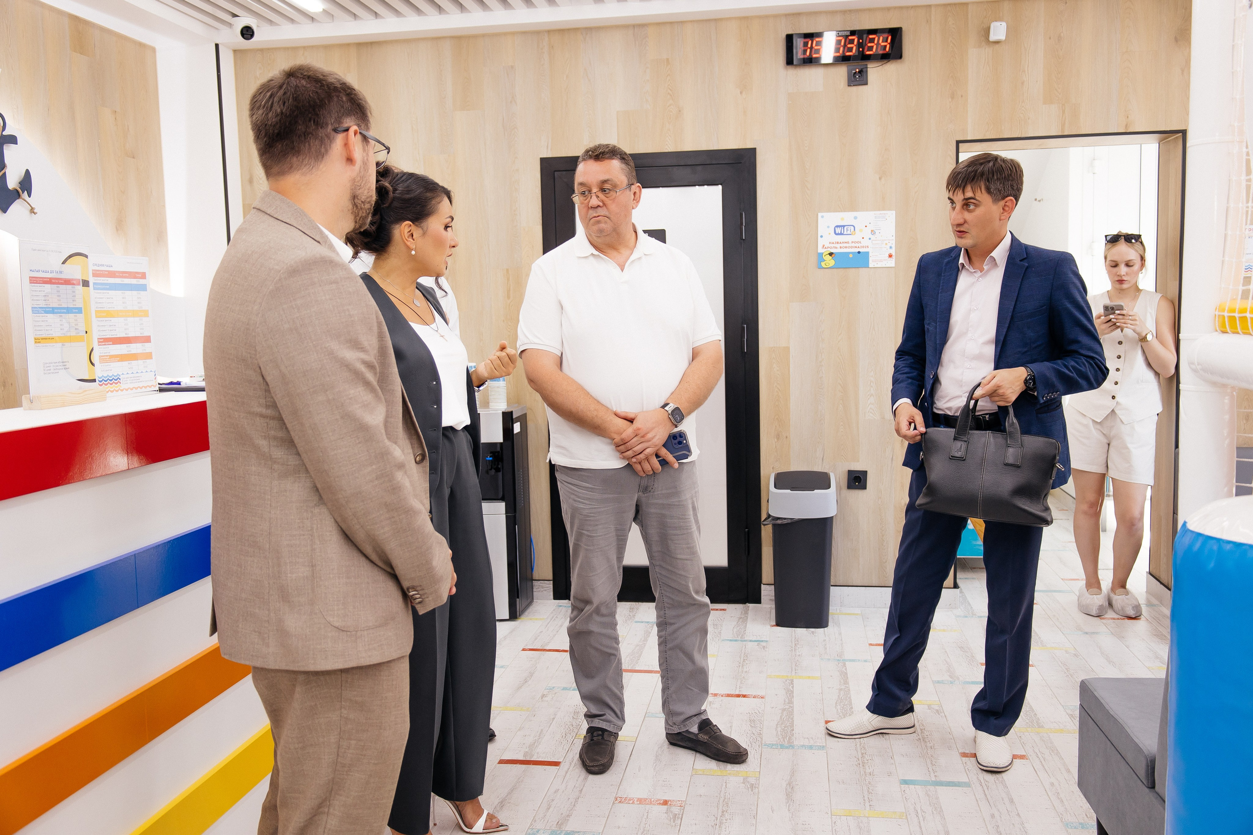 Открытие бассейна. Фотограф в Иркутске