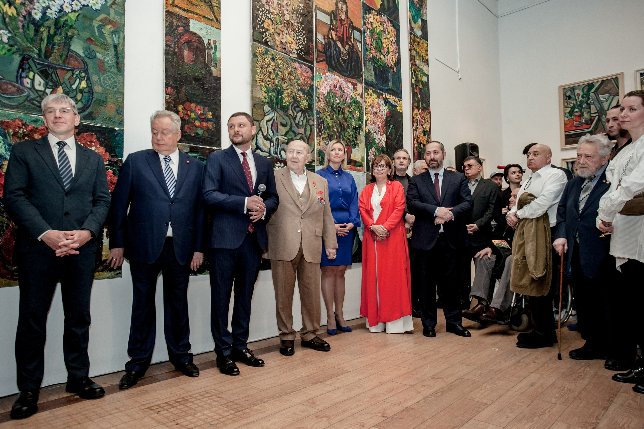 Открытие выставки Зураба Церетели. Art photographer Nino