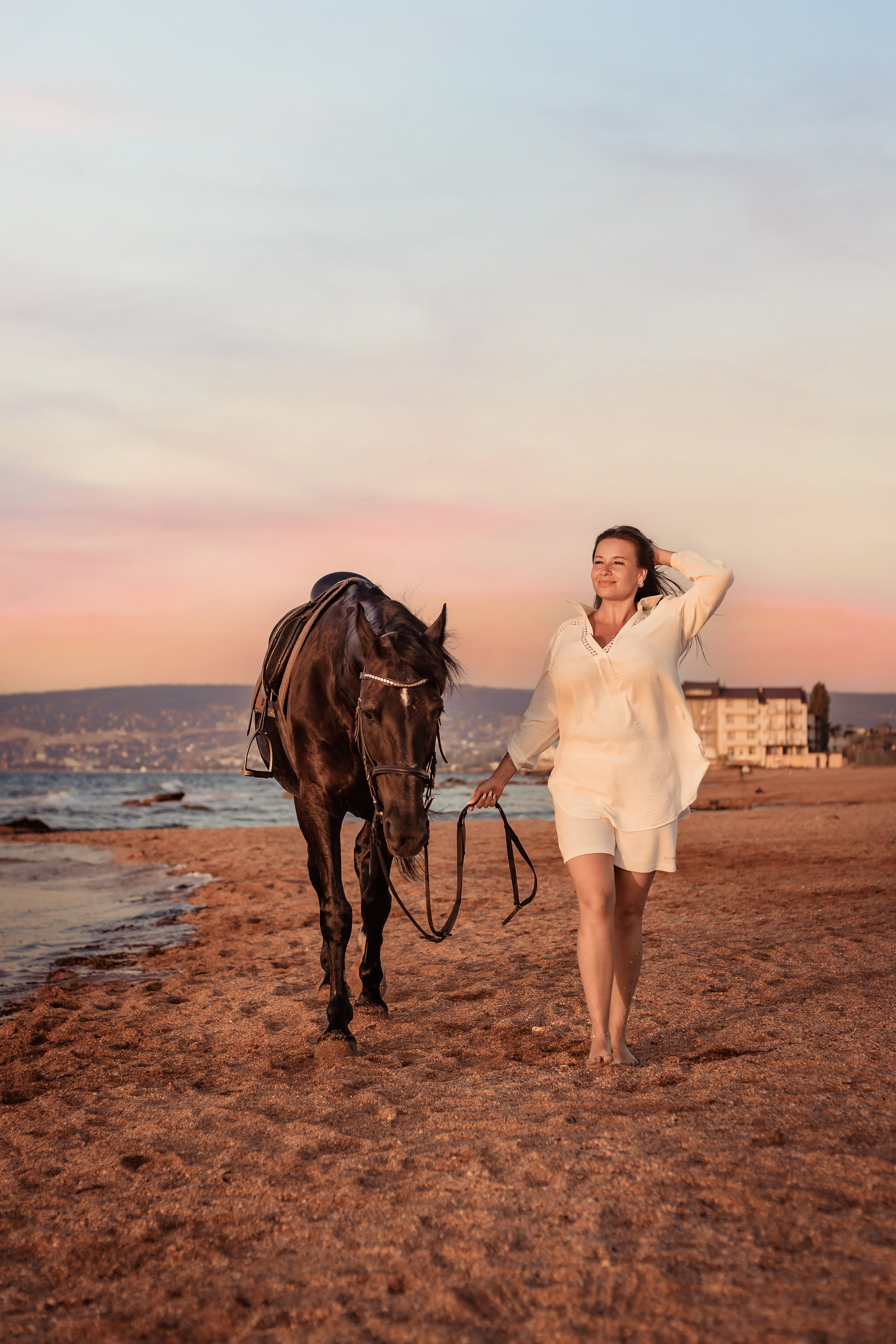 Фотосессия на море с лошадью. Фотограф в Феодосии Наталья Булгакова