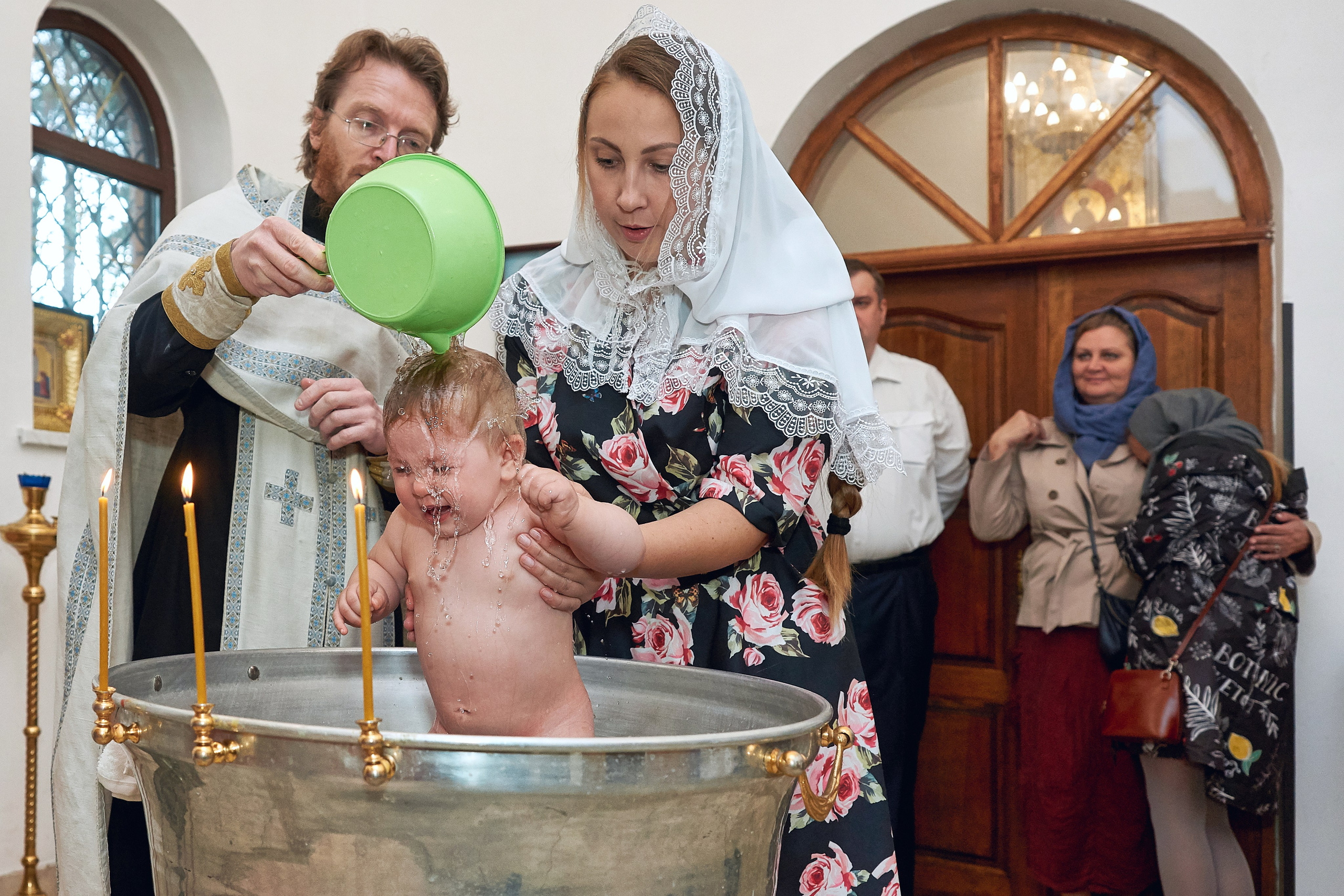 Храм Саввы Сторожевского, крещение. Балашиха