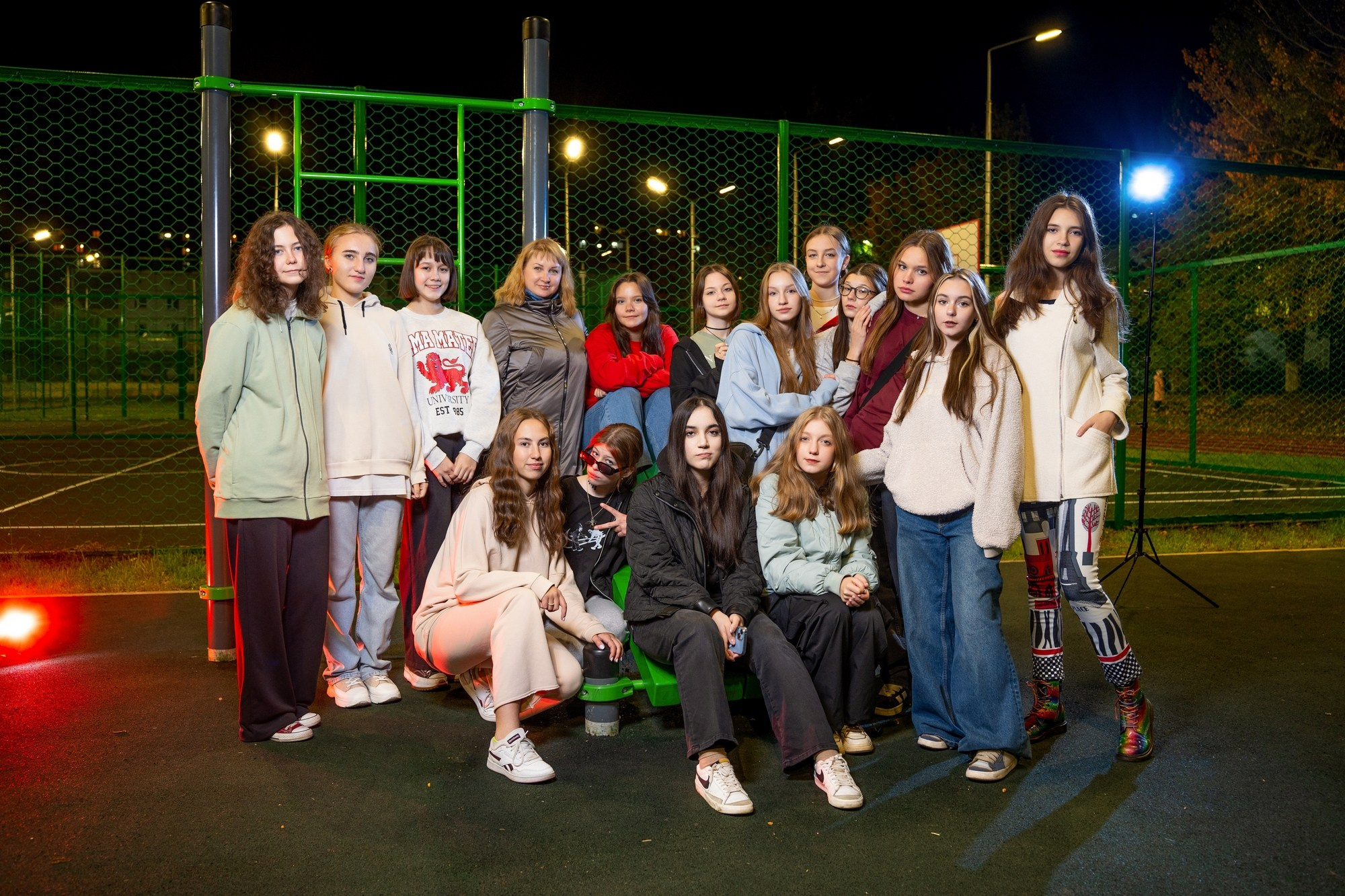 Ночная съёмка для выпускного альбома гимназии Универс. СИГМА | Студия выпускных альбомов Красноярск