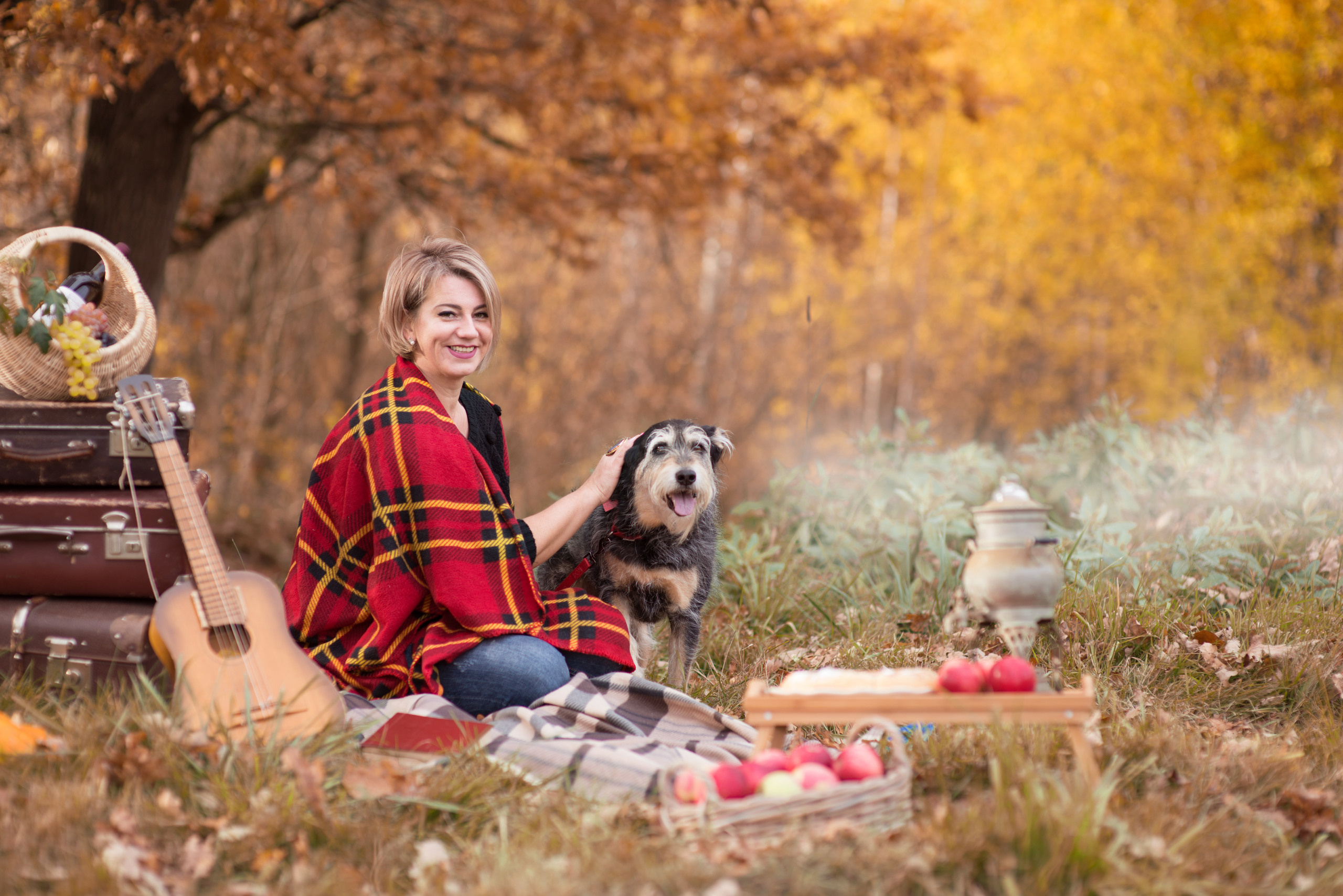 Осенний пикник. Фотограф Москва — Серпухов — Таруса Ольга Кокеткина