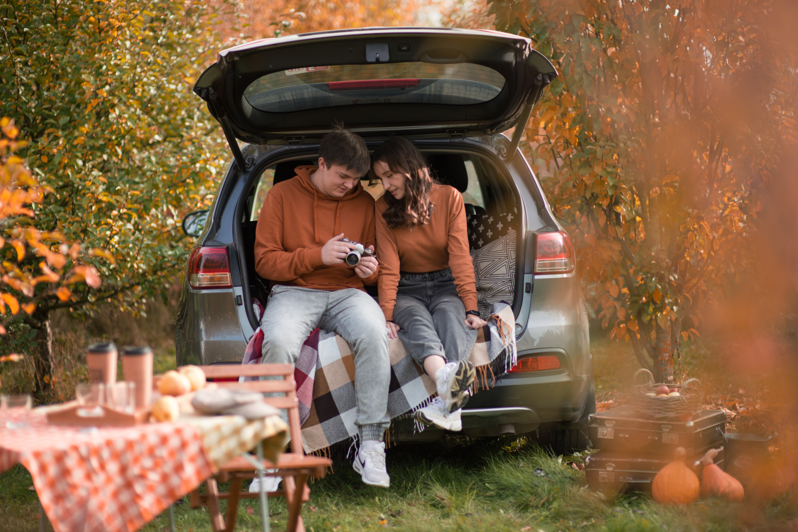 Осенний пикник. Фотограф Москва — Серпухов — Таруса Ольга Кокеткина