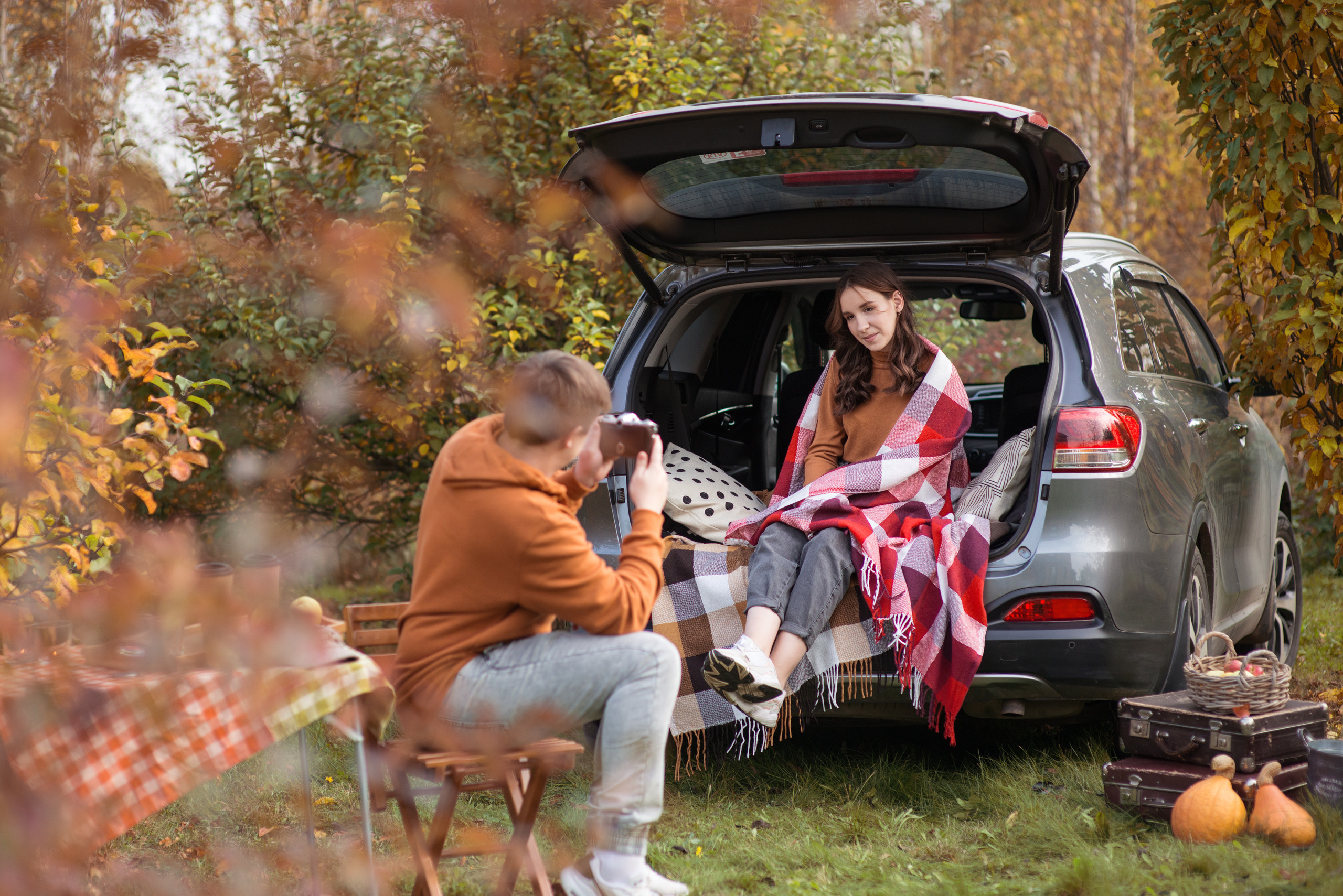 Осенний пикник. Фотограф Москва — Серпухов — Таруса Ольга Кокеткина