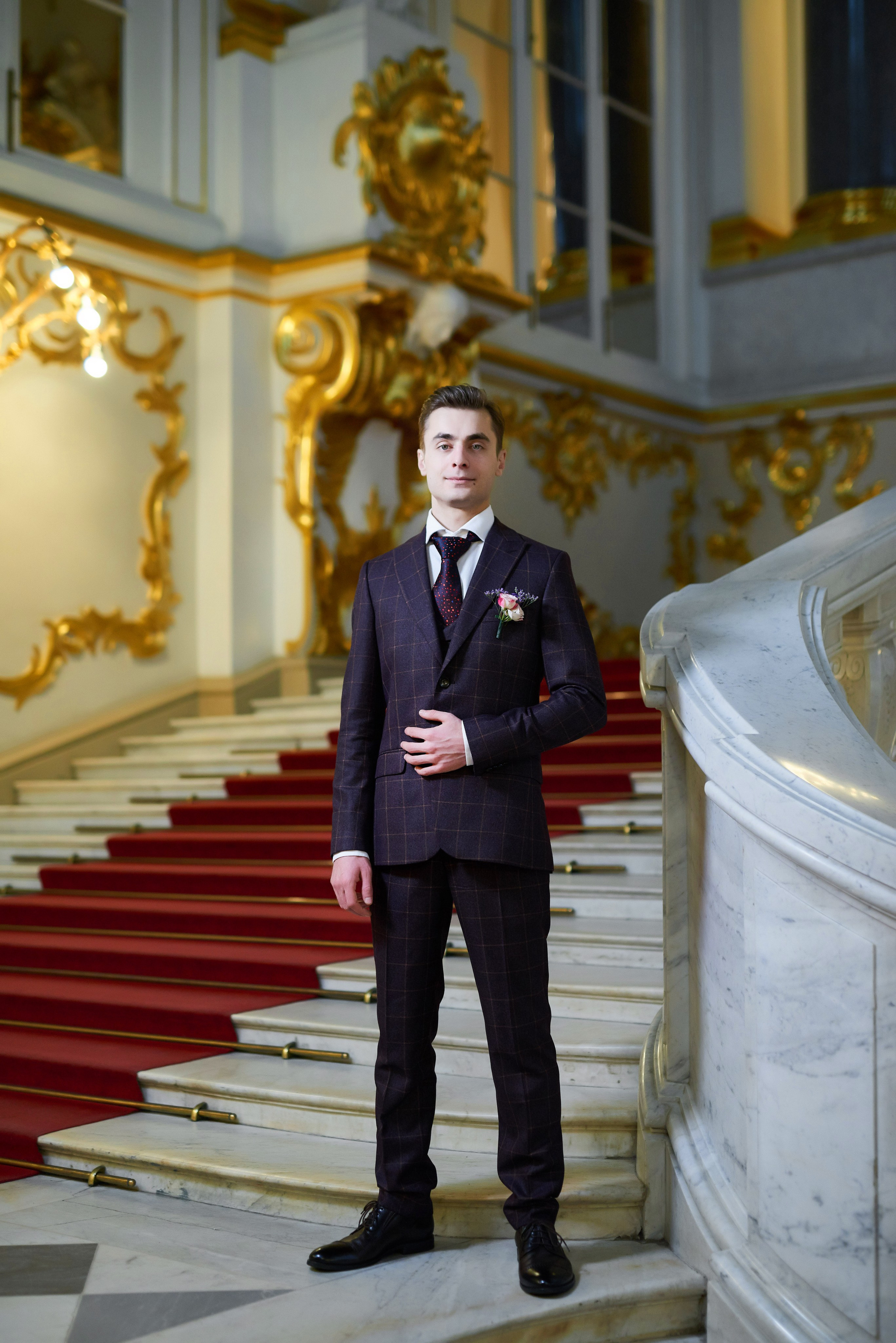 Илона и Андрей (фотосессия в ночном Эрмитаже). Портретный, семейный и свадебный фотограф в Санкт-Петербурге и в Пушкине Ширяев Денис