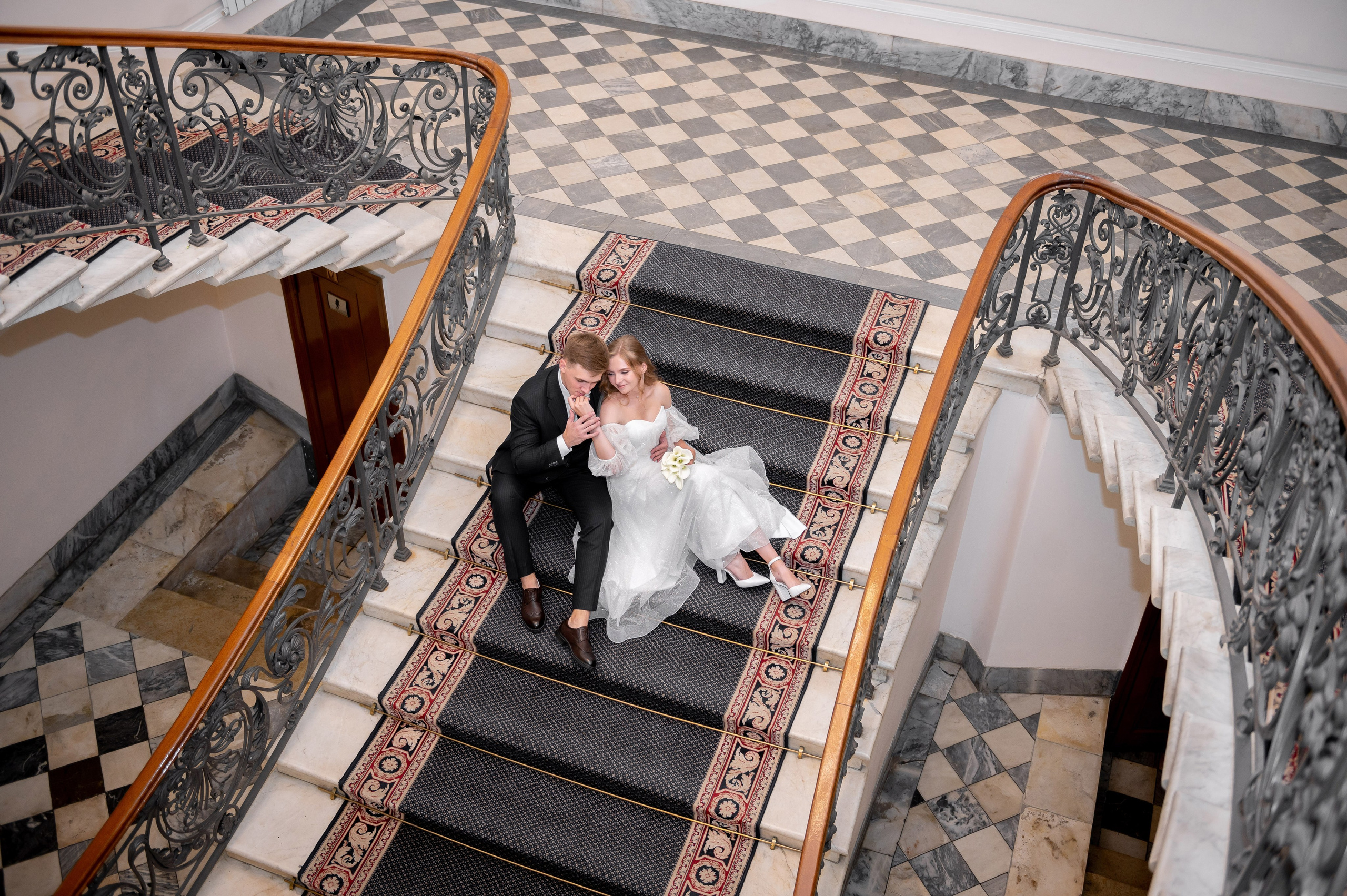 Анастасия и Михаил (Второй Дворец Бракосочетания на Фурштатской улице 52, фотосессия в Таврическом парке). Портретный, семейный и свадебный фотограф в Санкт-Петербурге и в Пушкине Ширяев Денис