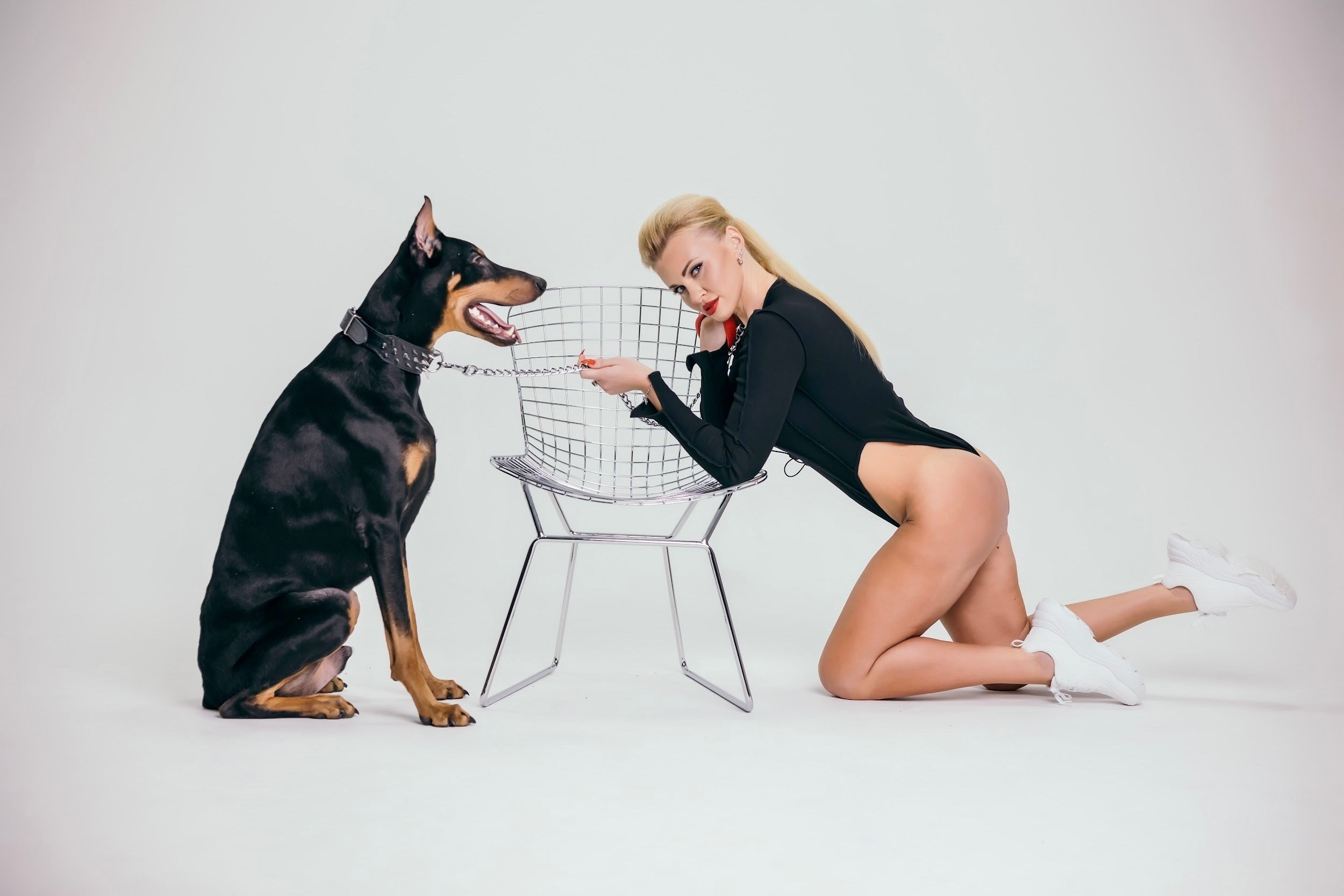 Съемка с доберманом. Семейный и женский фотограф во Владимире Анастасия Грушина