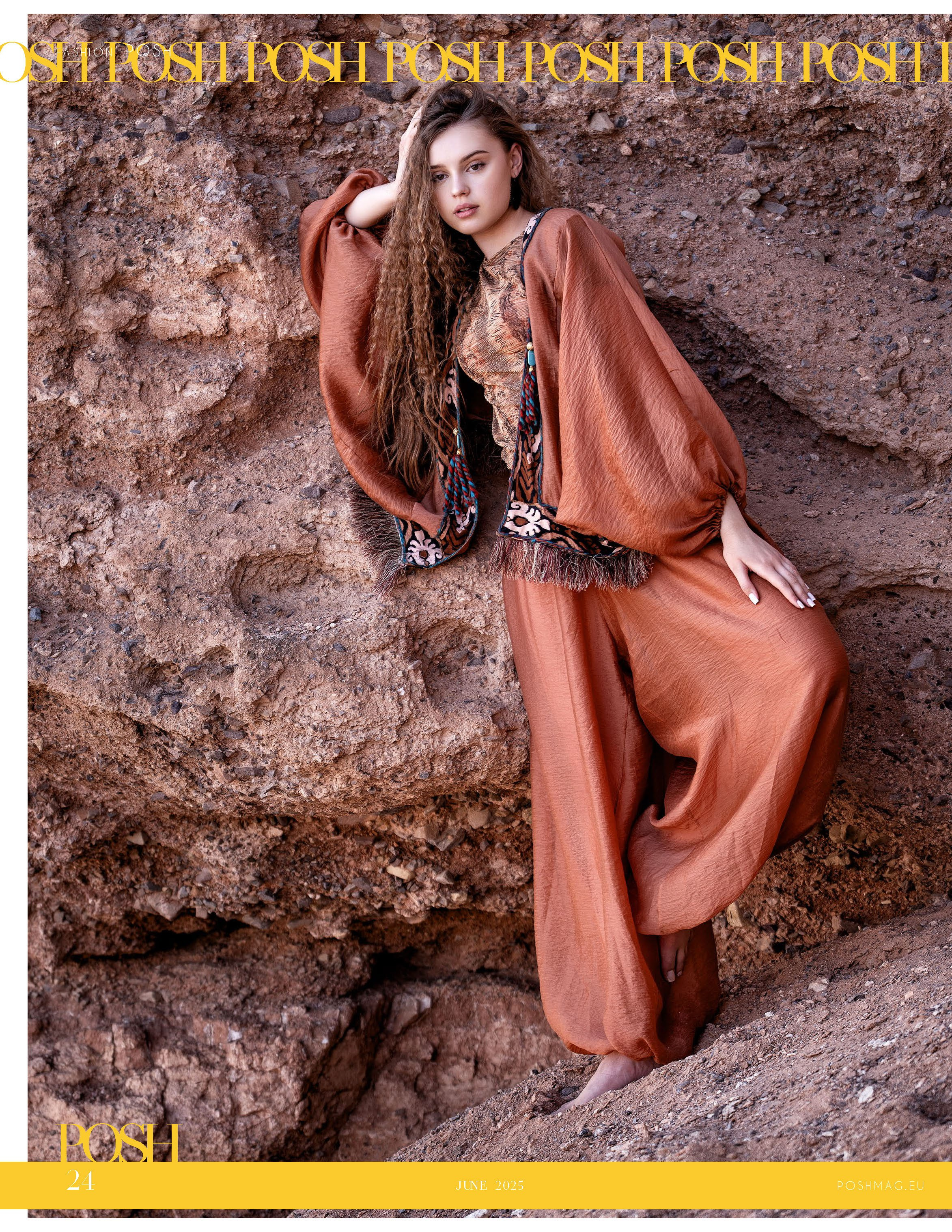 Красивая модель в этнооброазе