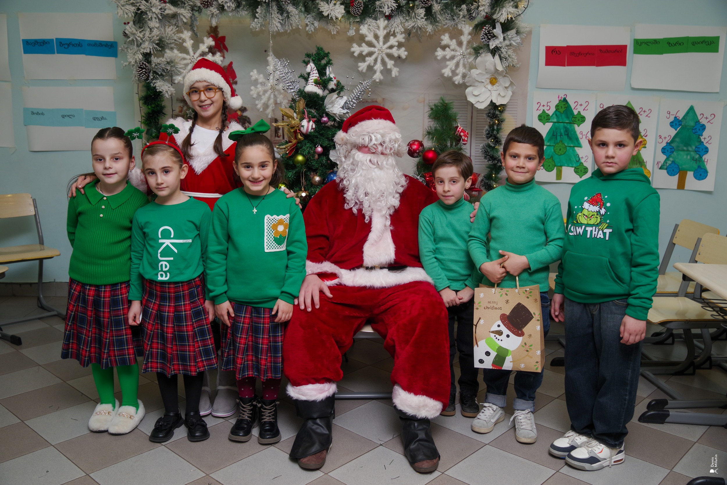 Викторина в школе. Портретный фотограф Денис Милютин