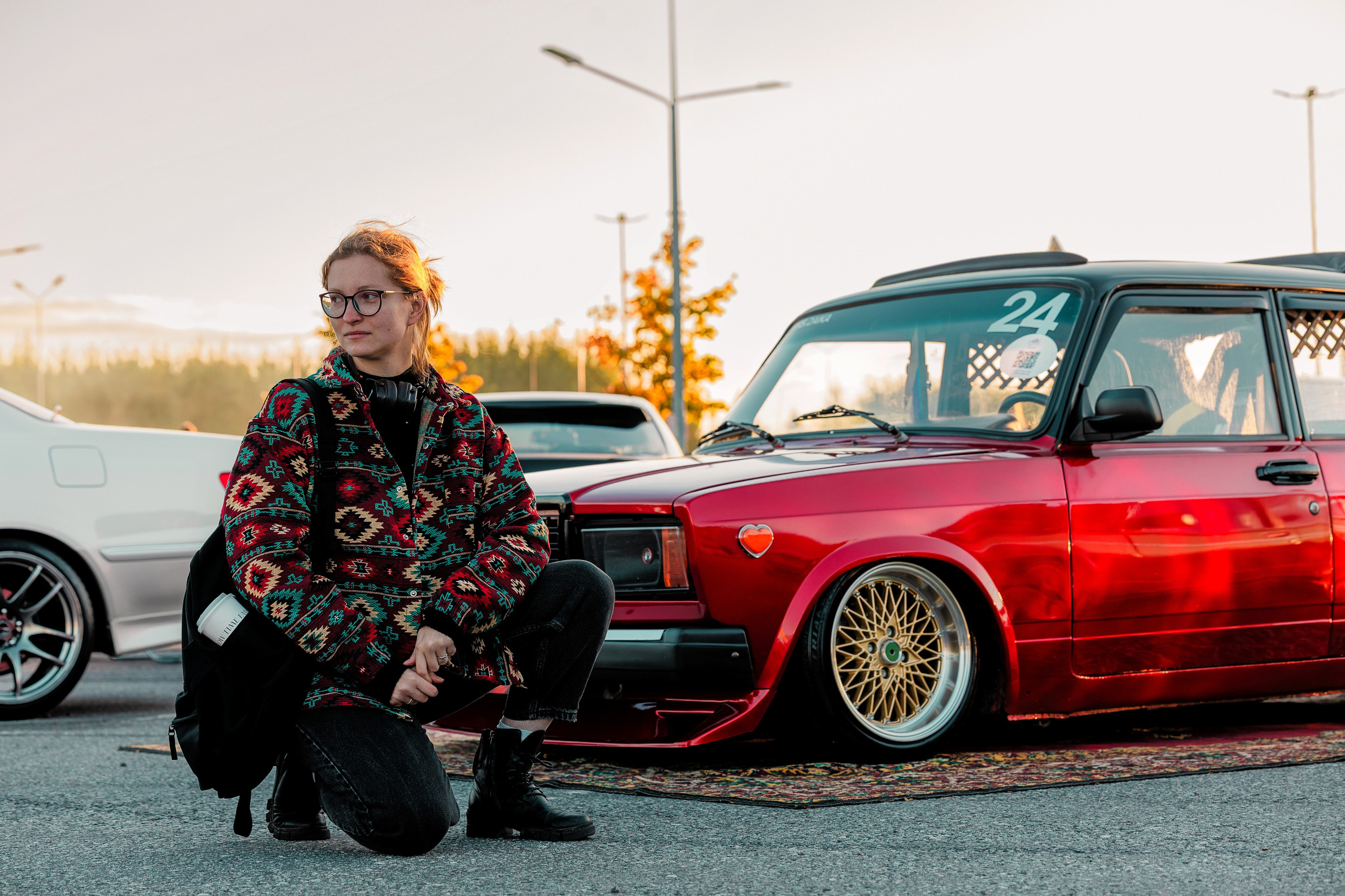 Фотографии закрытия сезона 2025 VibeSide — дрифт и автошоу у МЕГА Дыбенко, Санкт-Петербург