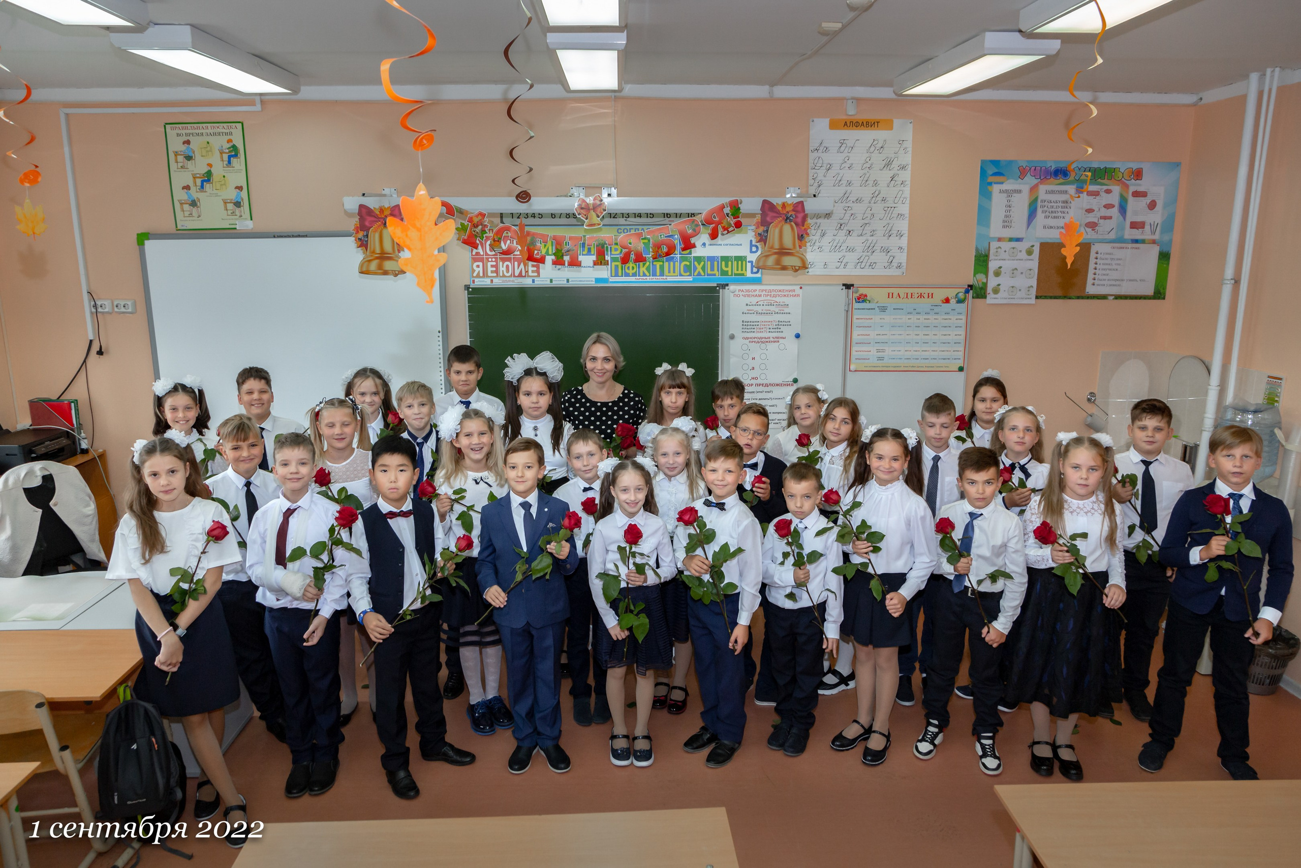 Репортаж в школе на 1 сентября. GagarinProArt