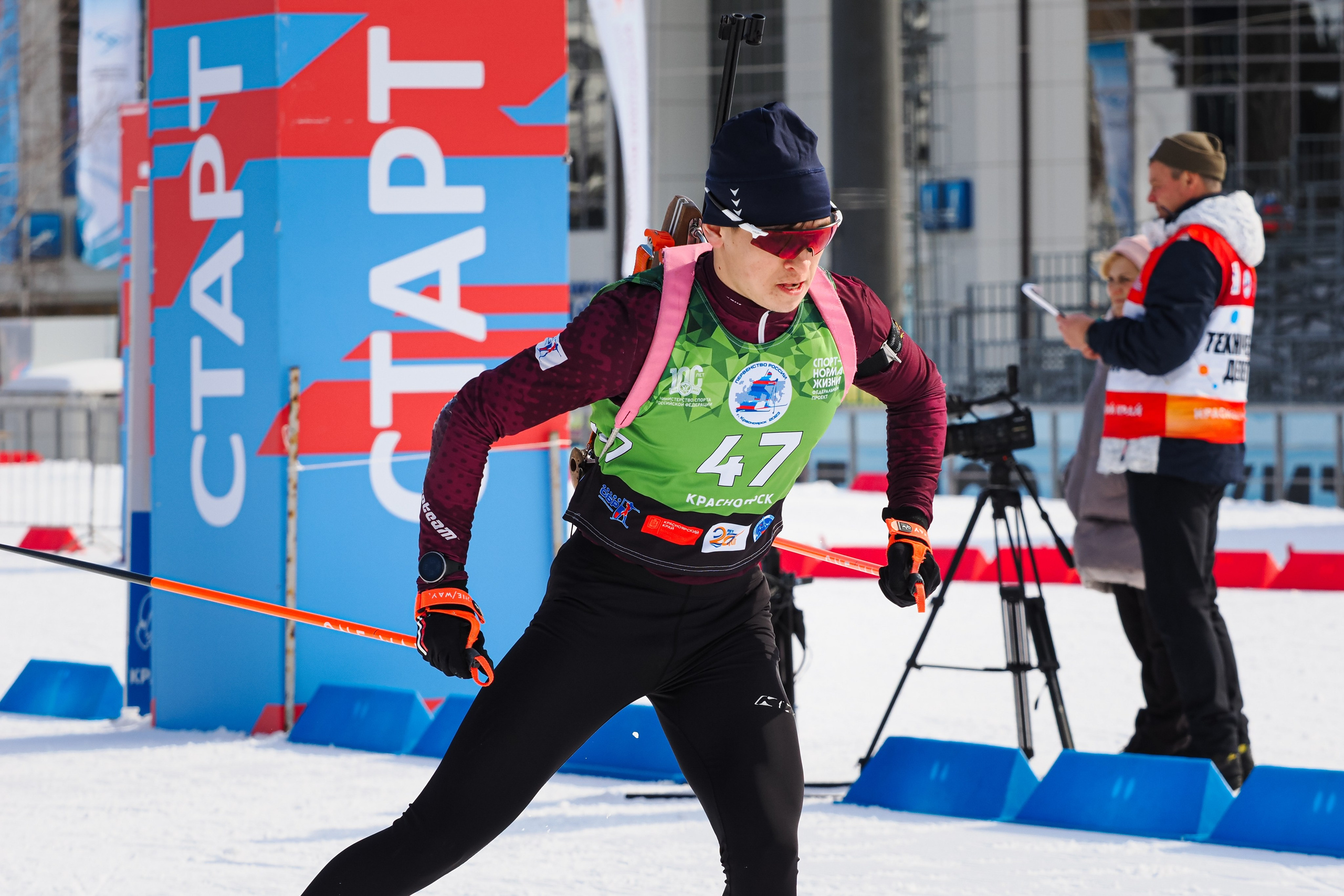 Биатлон / Первенство России. Репортажный фотограф Алексей Козьмин
