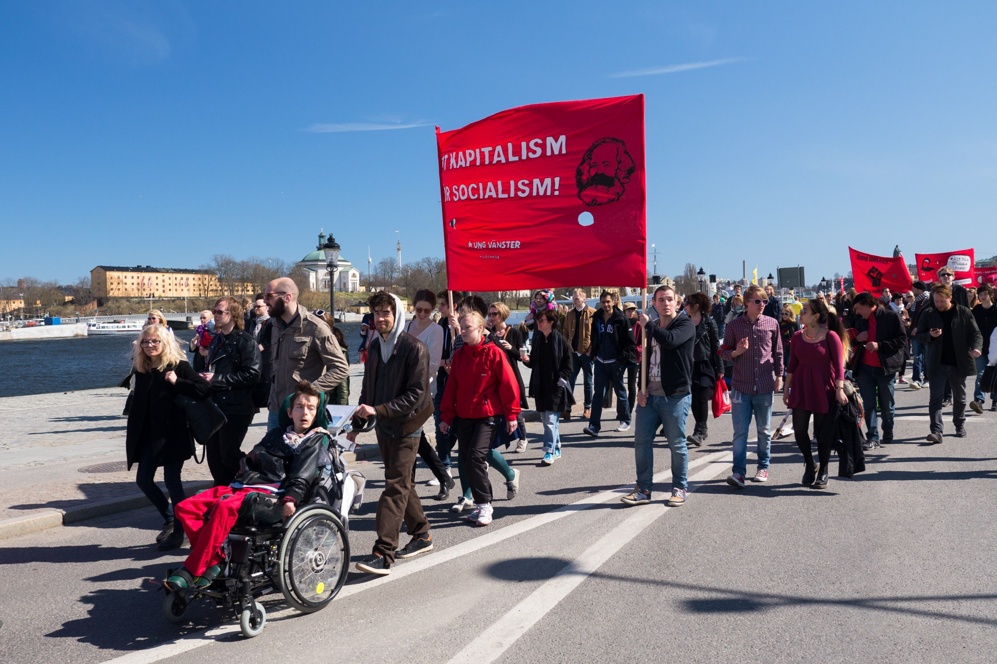 Швеция, Стокгольм, 1 мая. Фотограф Алексей Скоробогатько