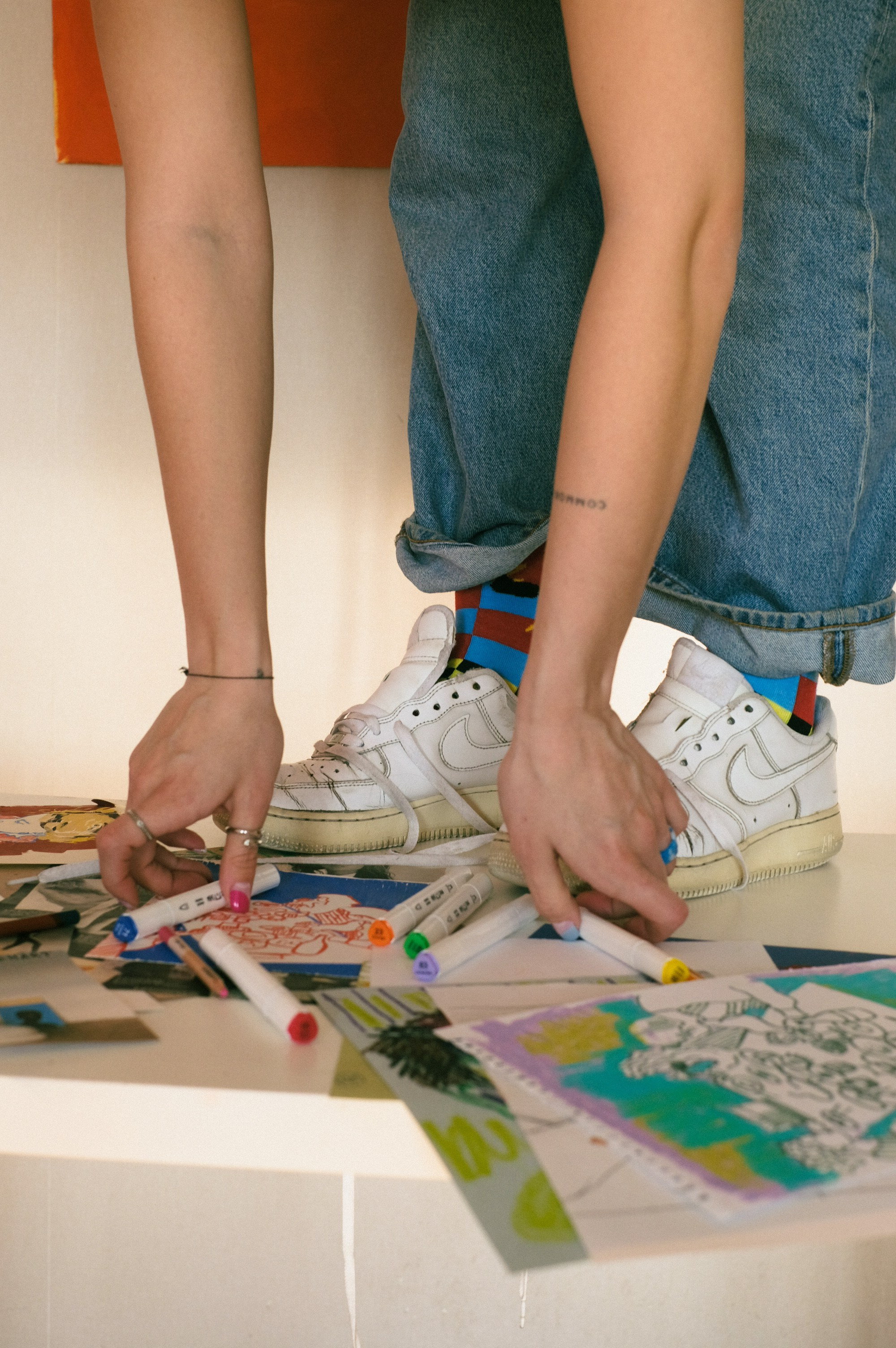 Съемка в квартире художницы. Фотограф Полина Гольдис