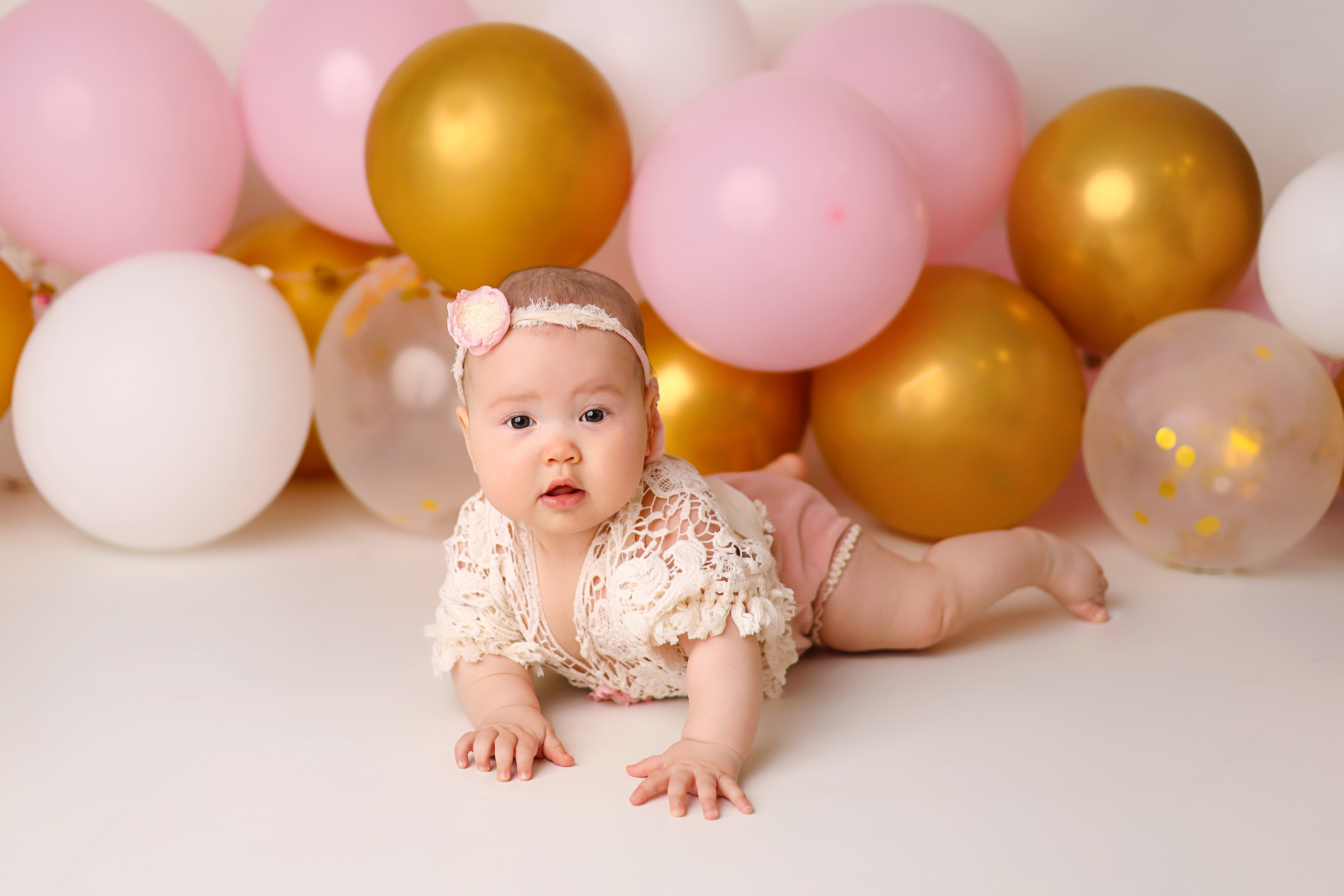 Соне 6 месцев. Фотограф новорожденных Москва. Ньюборн фотограф Москва