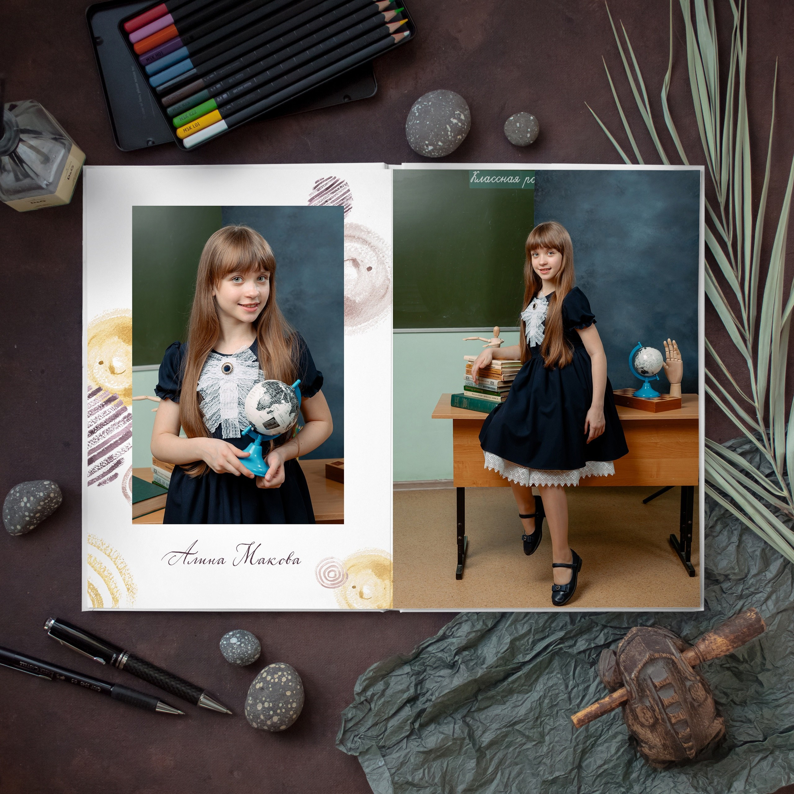 Выпускной альбом Mini 1-4 класс. Фотоальбомы для выпускников школ и детских садов в Республике Алтай и за её пределами