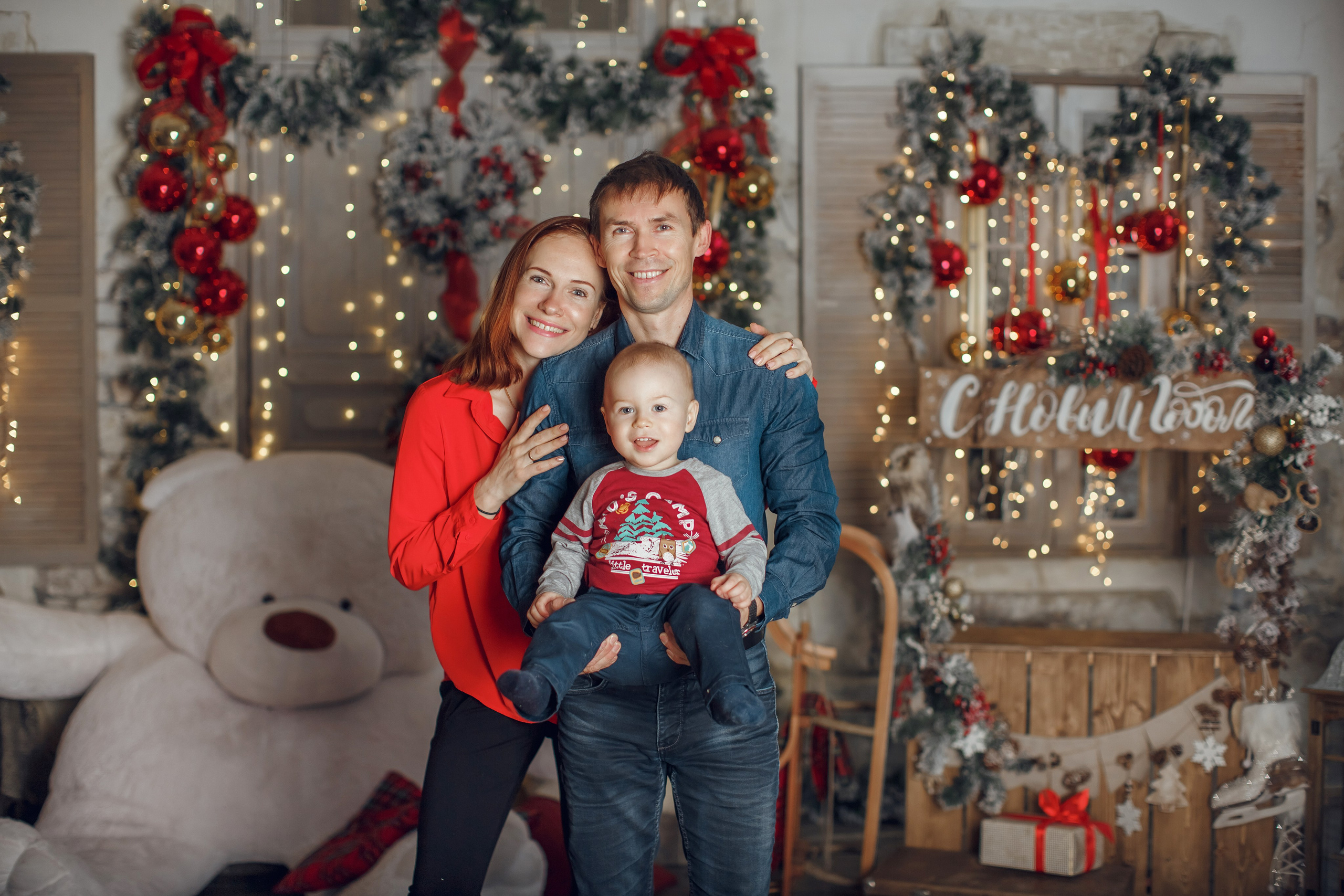 Богдан и семья. Фотограф на Крещение, семейный фотограф в Москве