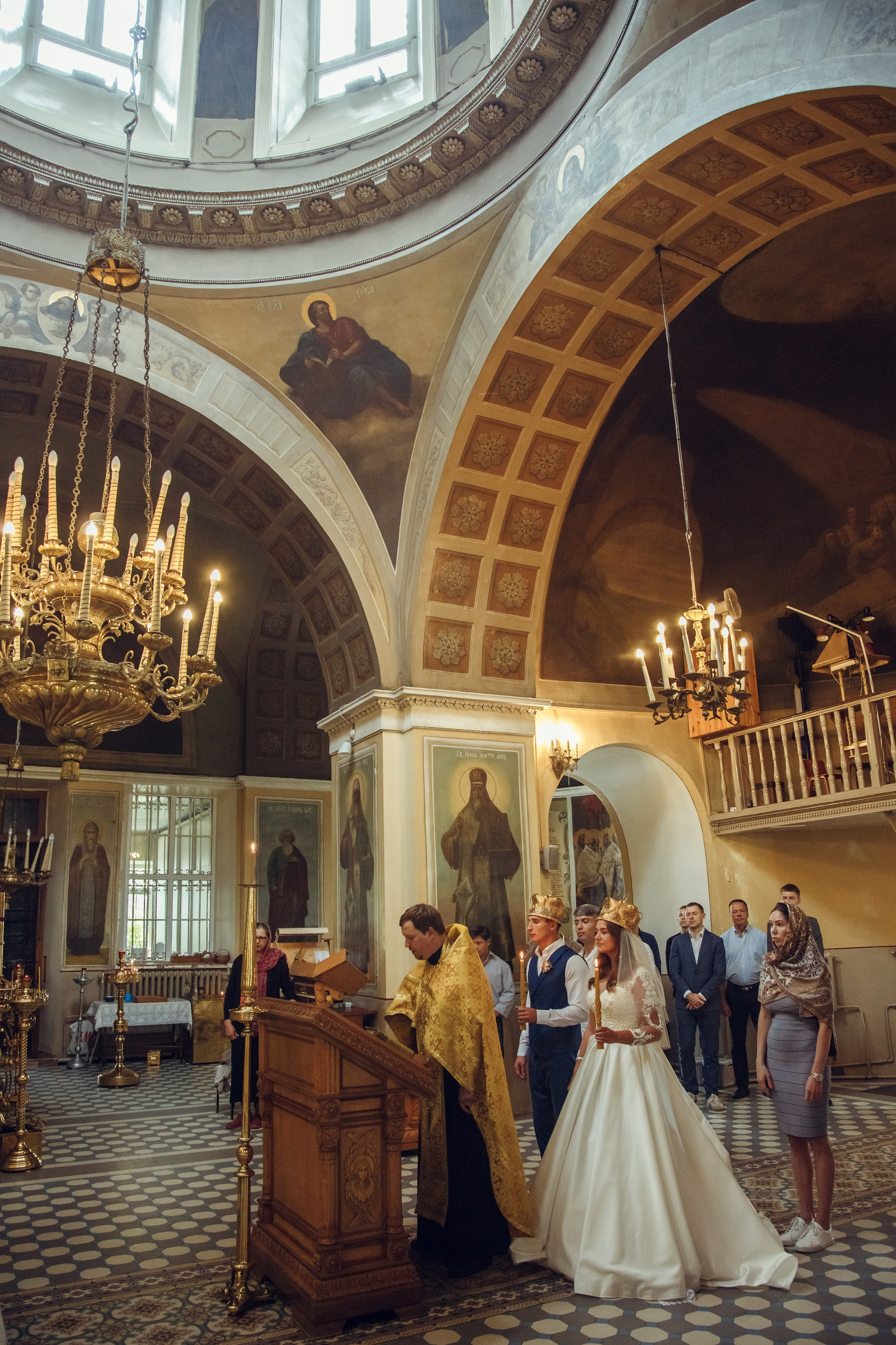 Венчание Яны и Артема. Фотограф на Крещение, семейный фотограф в Москве