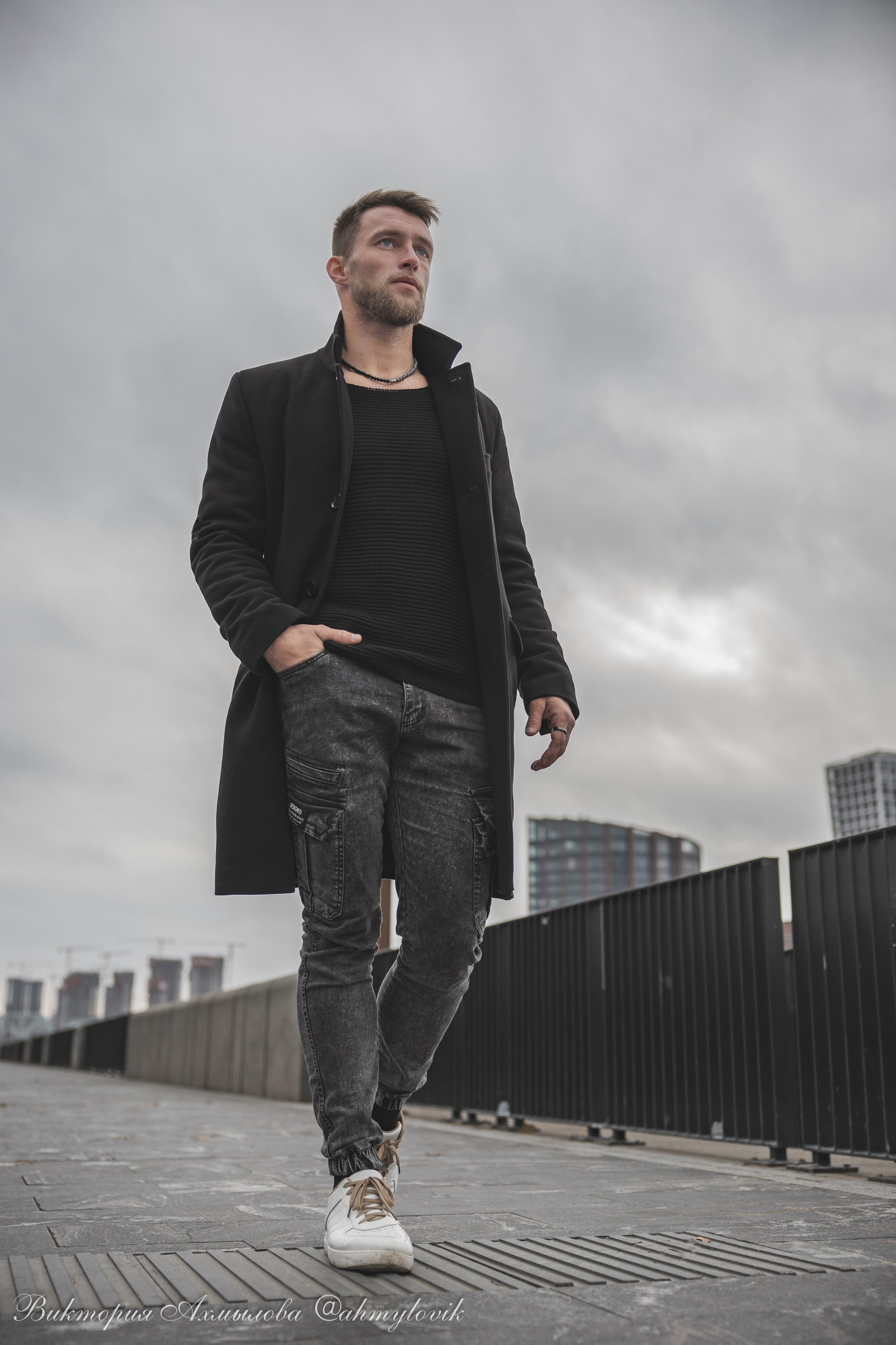 Прогулка с Хаски (Сергей). Виктория Ахмылова. Фотограф в Москве