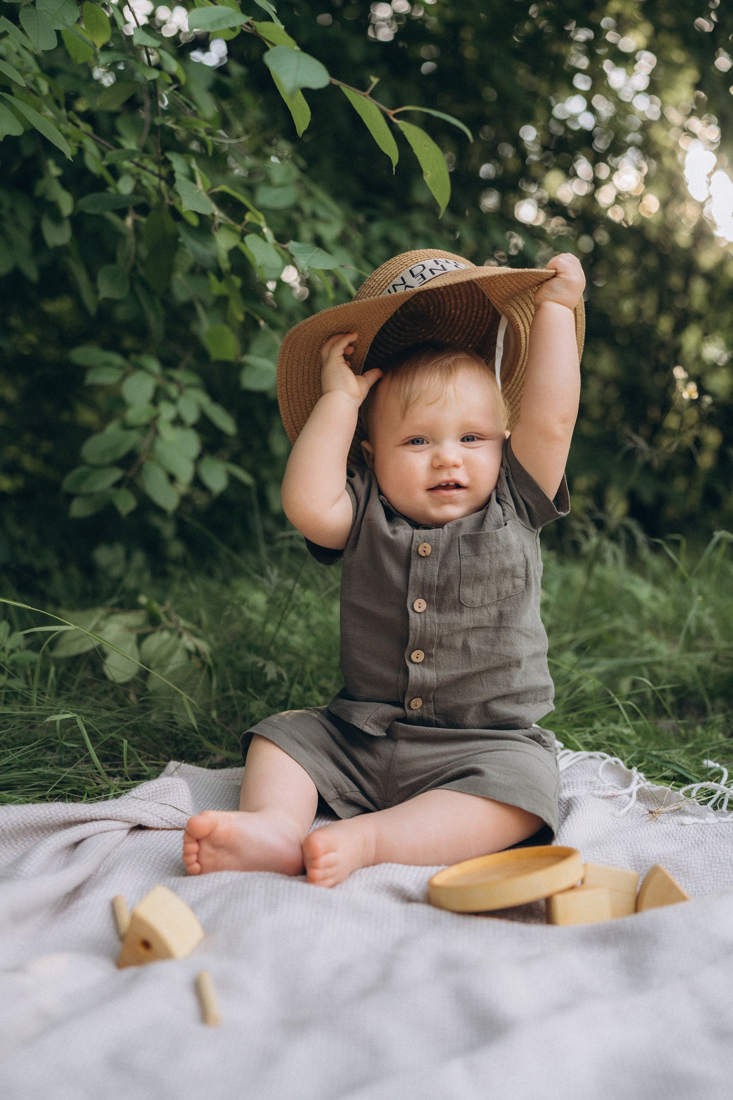 Первый год и первый дождь. Семейный фотограф в Ангарске/ Иркутске