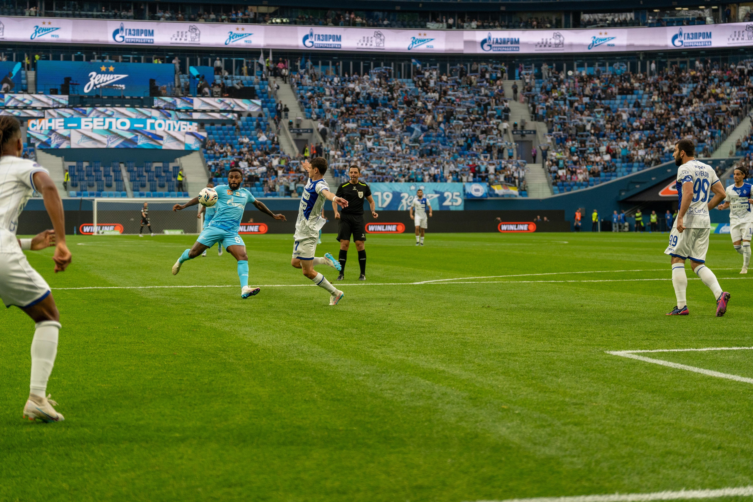 Матч Зенит–Динамо на Газпром Арене, спортивный фотограф Санкт-Петербург