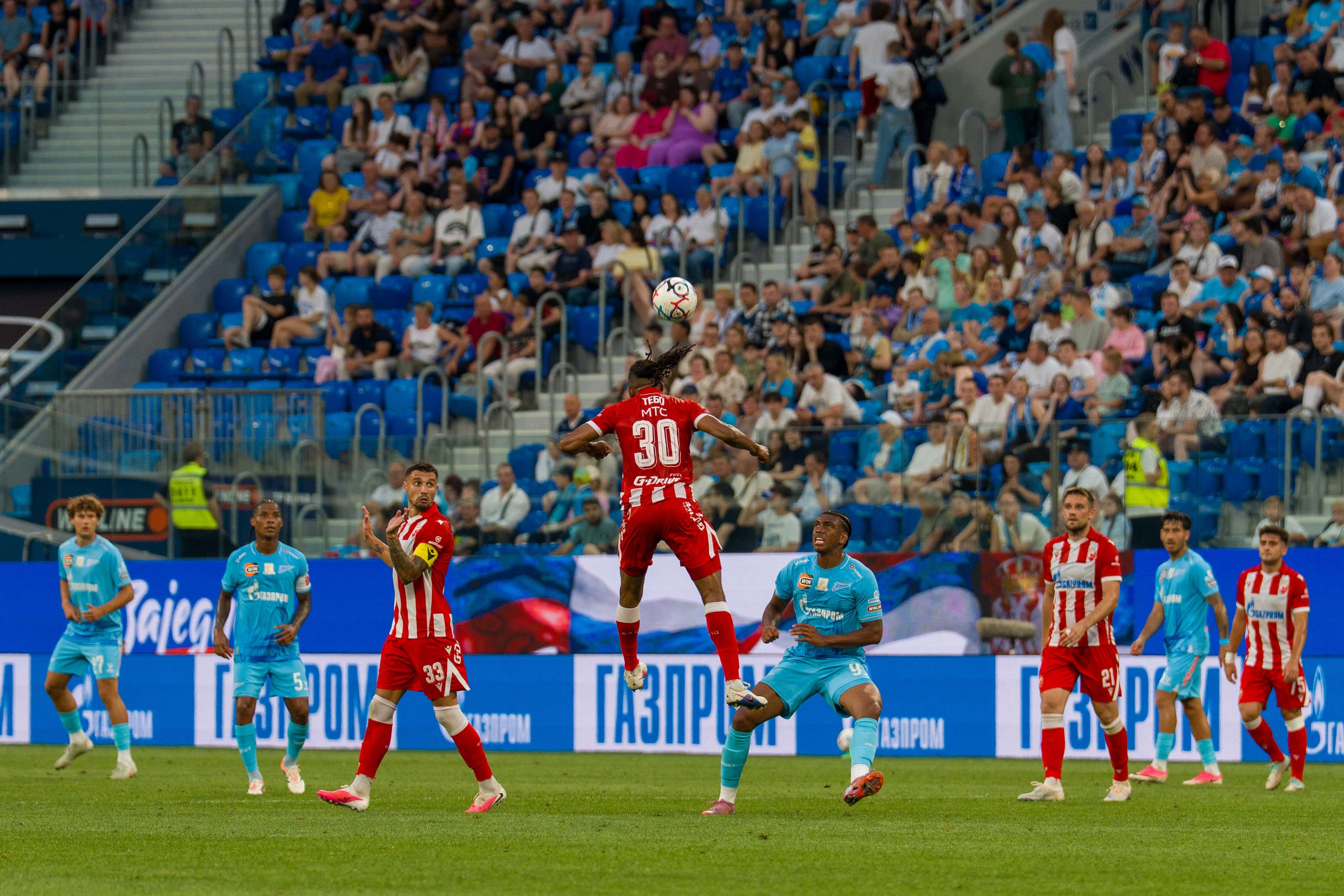 Zenit vs Crvena Zvezda 3:1: Match Photography from Gazprom Arena, Saint Petersburg