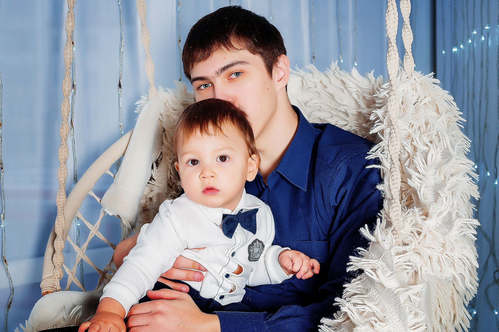 Семейная съёмка в студии. Семейный фотограф г. Новокузнецк Юлия Машникова