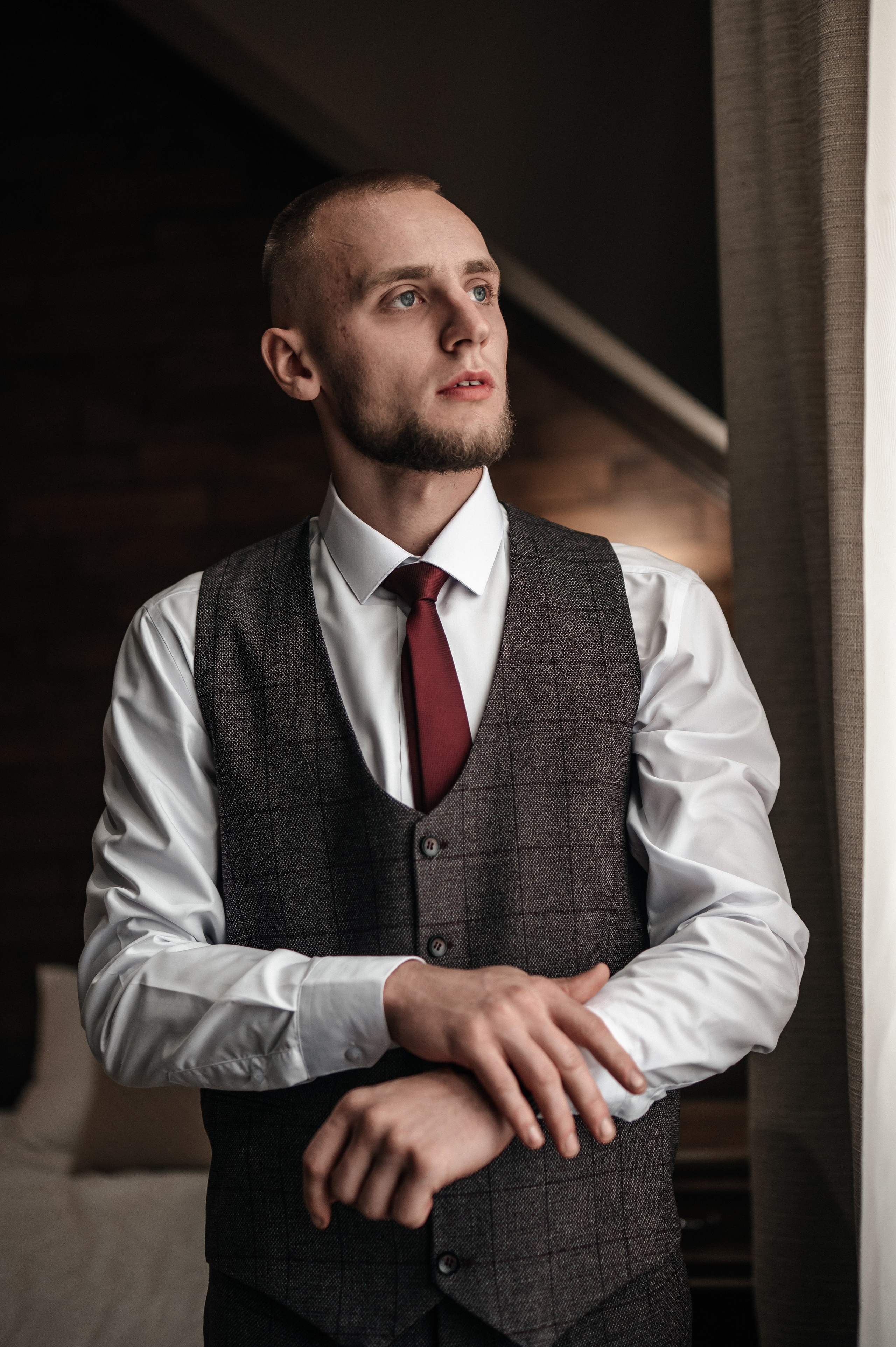 Максим и Наталья. Сборы, прогулка. Фотограф Екатерина Бочарникова