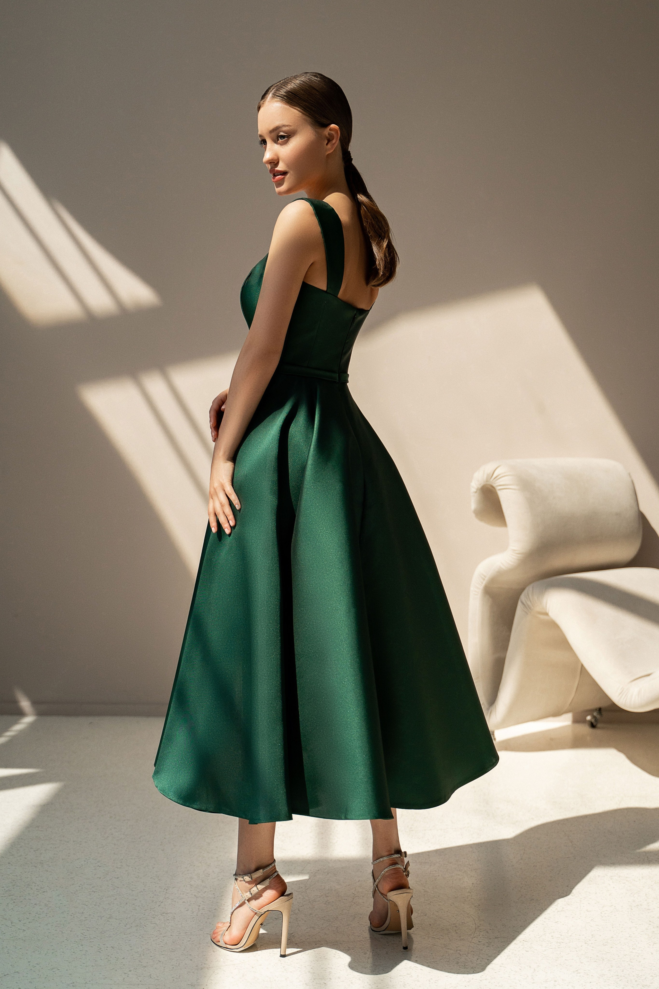 Съемка вечерних платьев NOLLA с Анастасией. Свадебный и портретный фотограф Клипа Максим