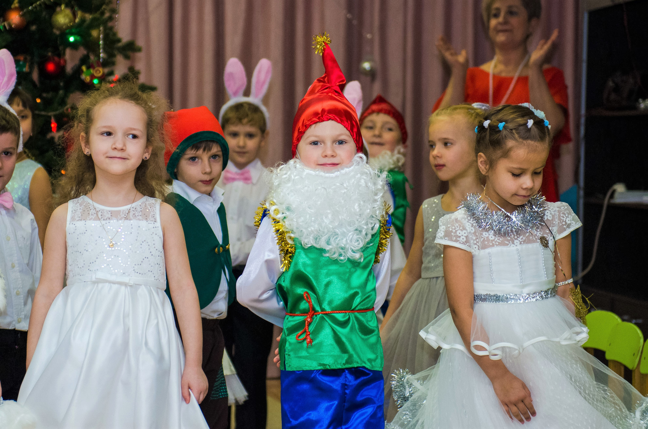 Детские утренники. Контент-фотограф Москва репортажный фотограф Настя Профото