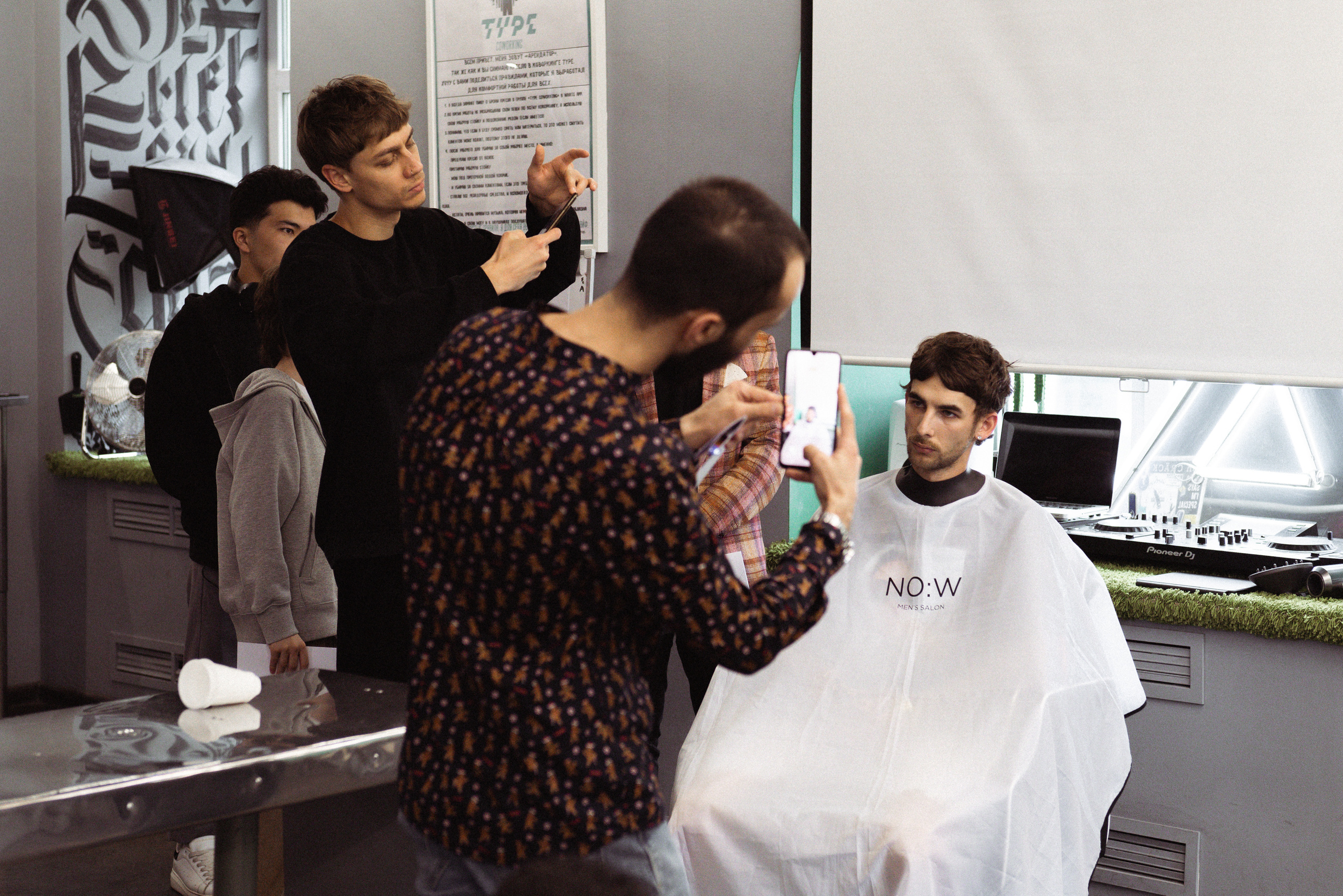 Мастер-класс для барберов. Контент-фотограф Москва репортажный фотограф Настя Профото