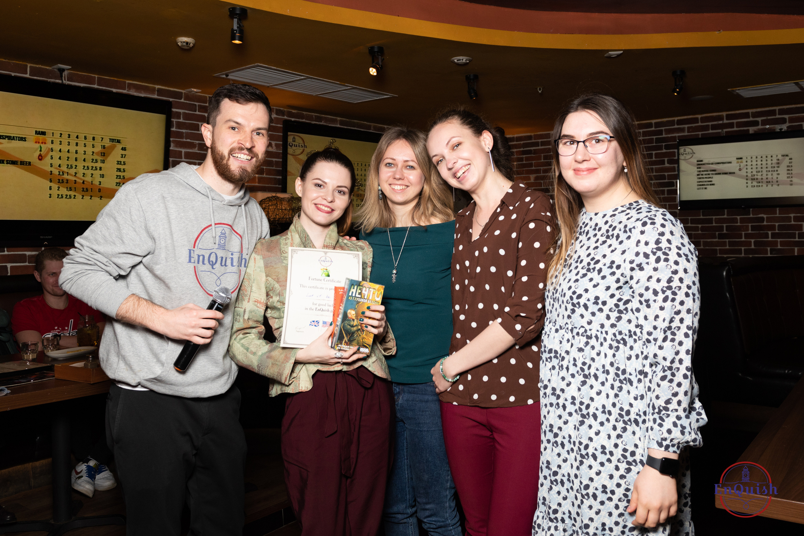 Квиз (Эйнштейн Party и EnQuish). Контент-фотограф Москва репортажный фотограф Настя Профото