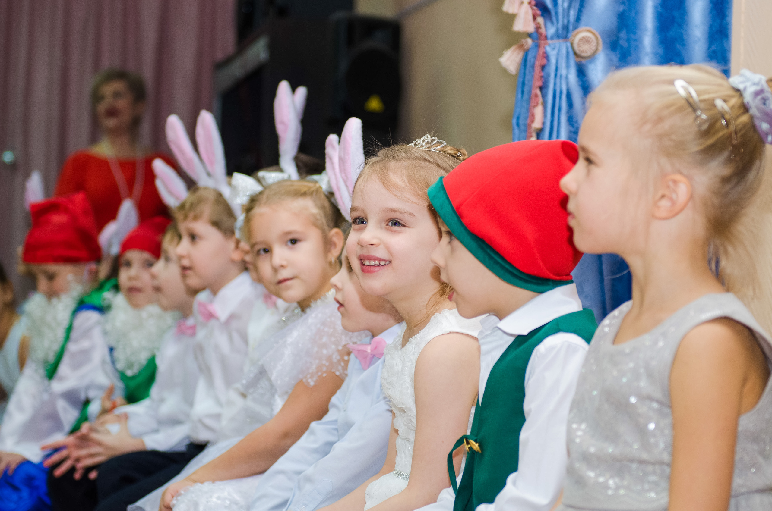 Детские утренники. Контент-фотограф Москва репортажный фотограф Настя Профото