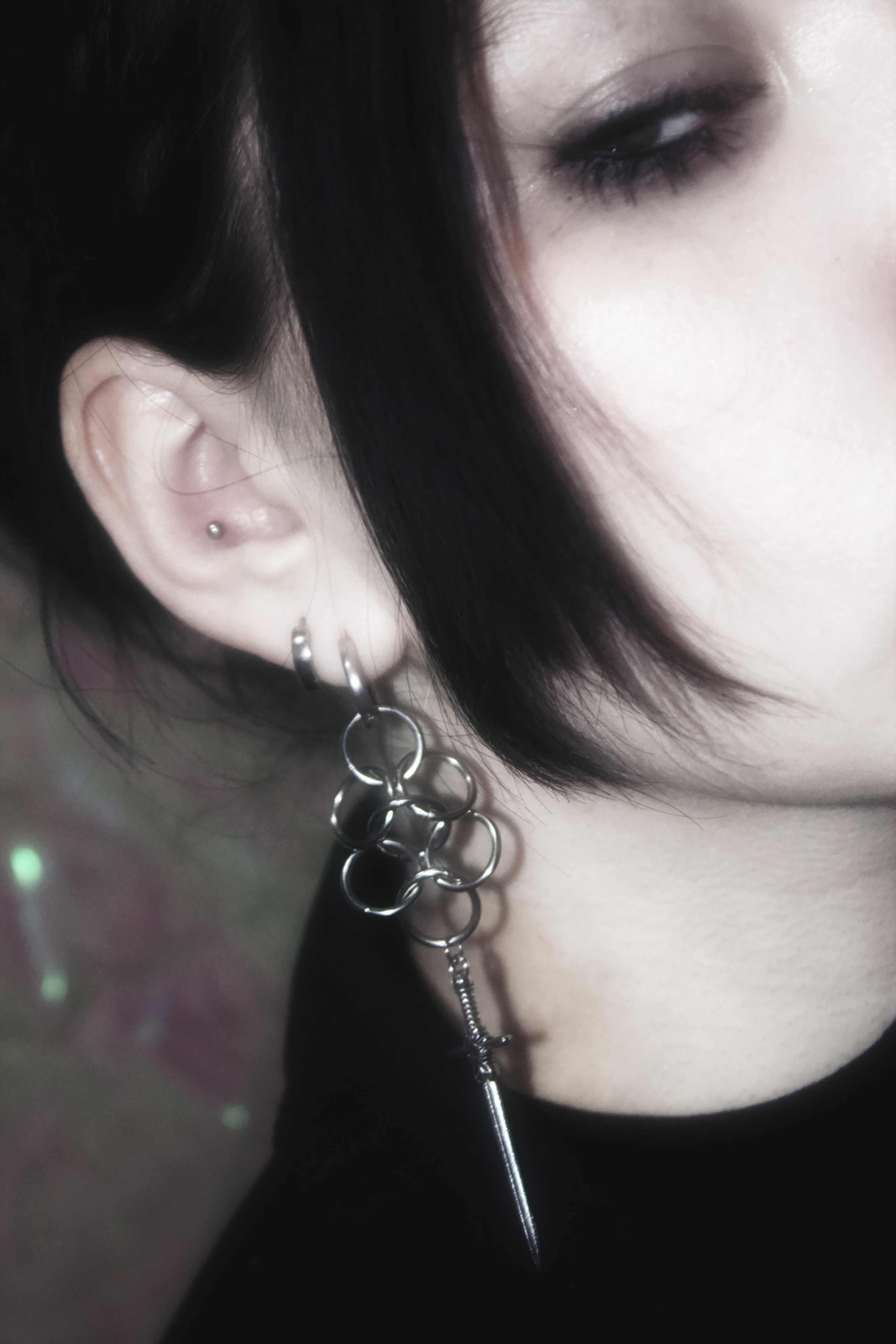 Сережки из кольчуги. Украшения из кольчуги в Москве Соня Спросонья