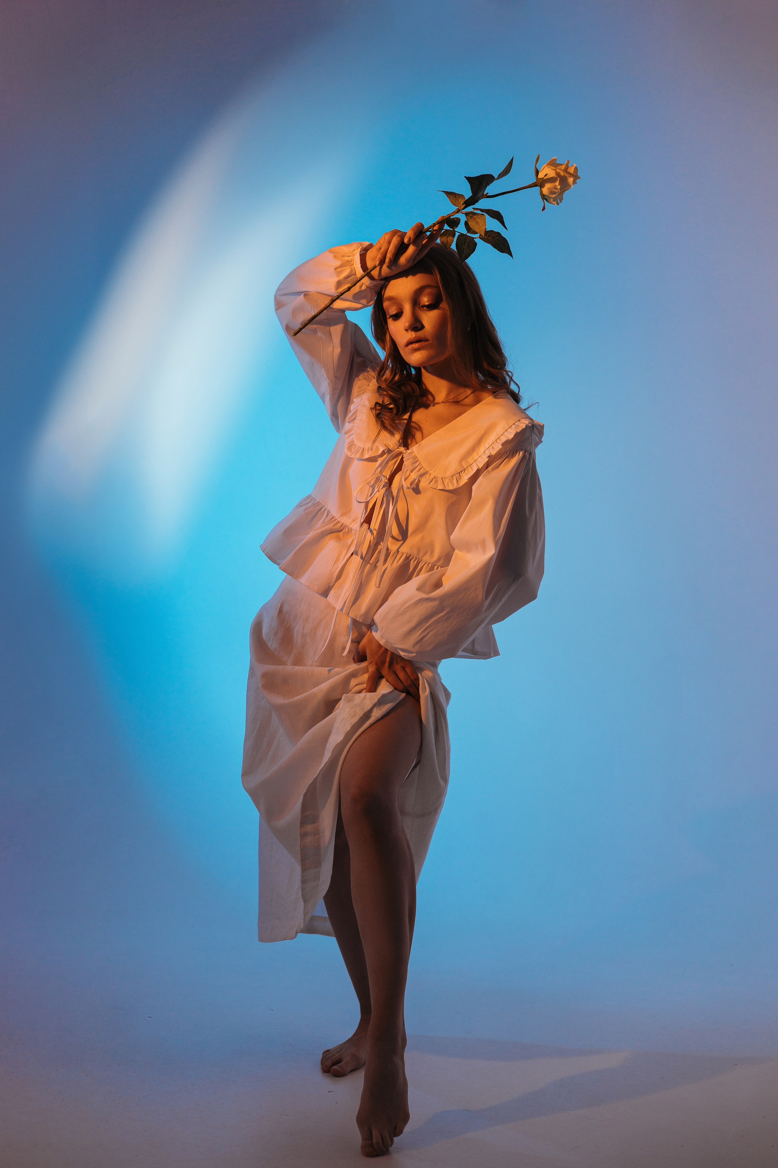 В студии. Асель Мурзина фотограф Казань