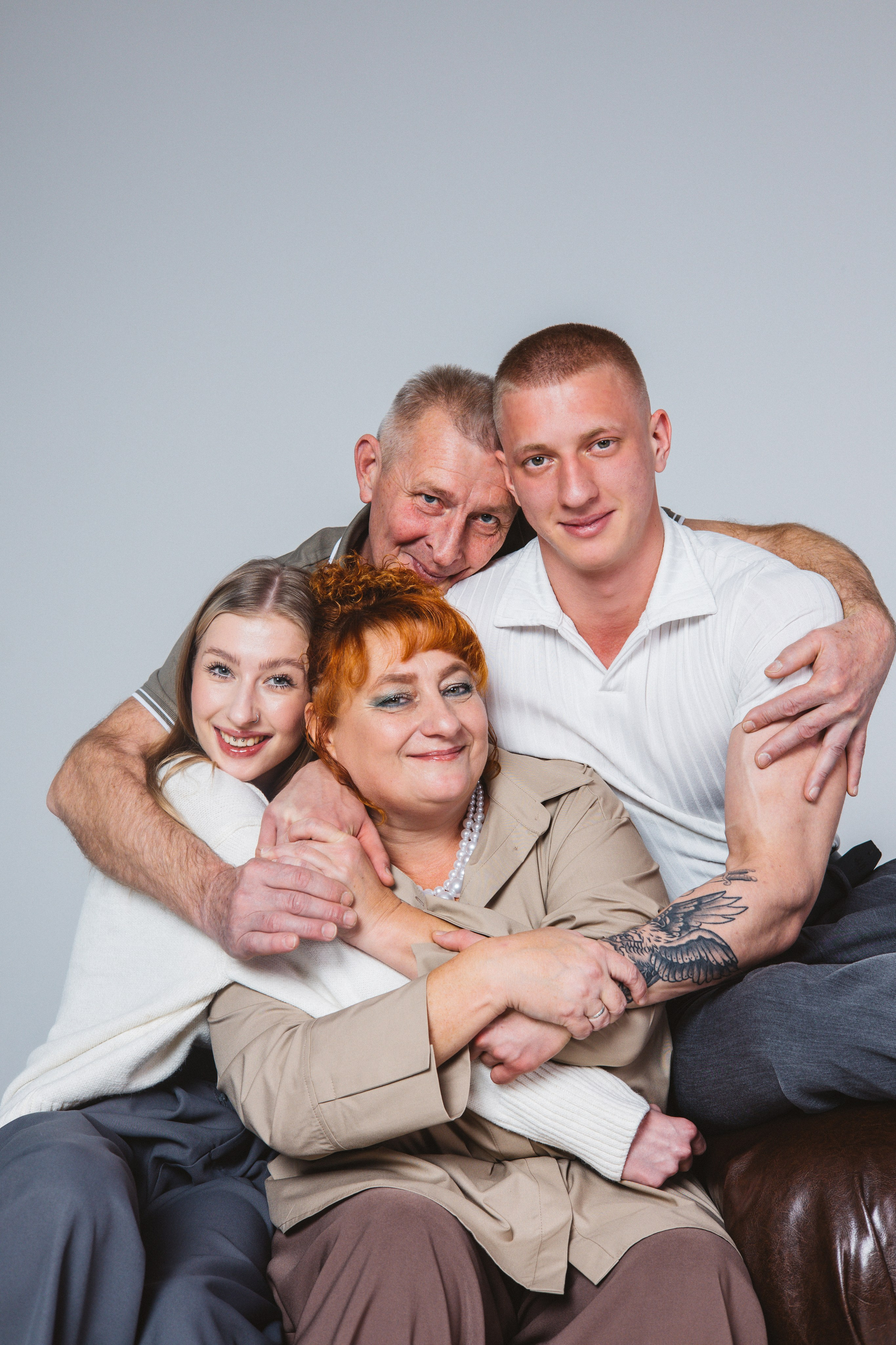 Семейная фотосессия в студии. Фотограф в Кисловодске Юлия Танасова
