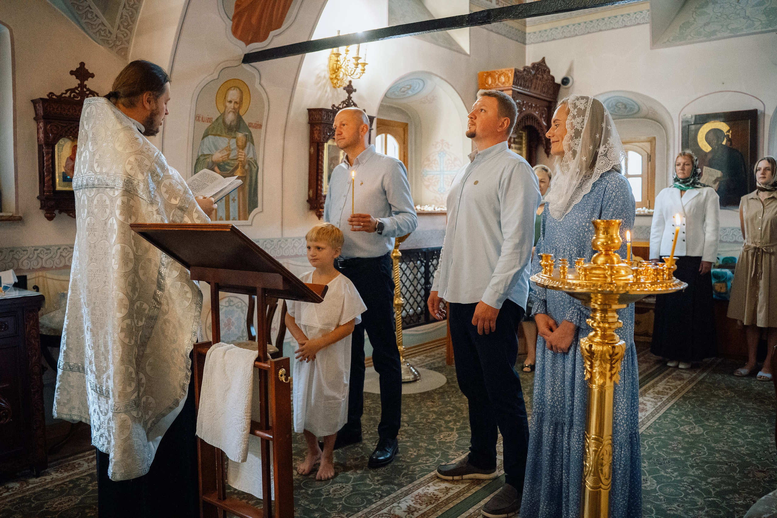 Крещение Марка. Фотограф Казакова Анастасия